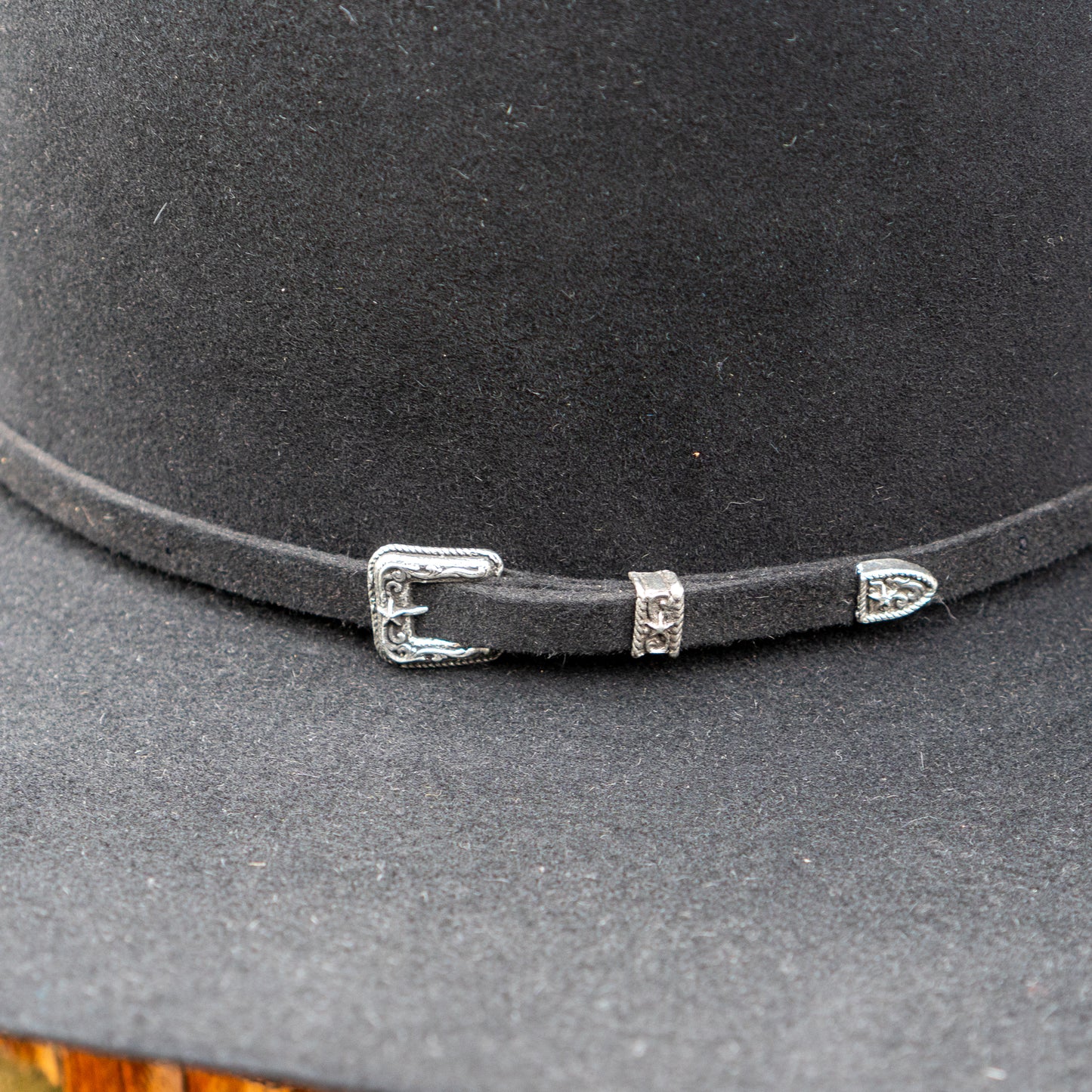 American Hat Company 10X Felt Hat Regular Crown Black