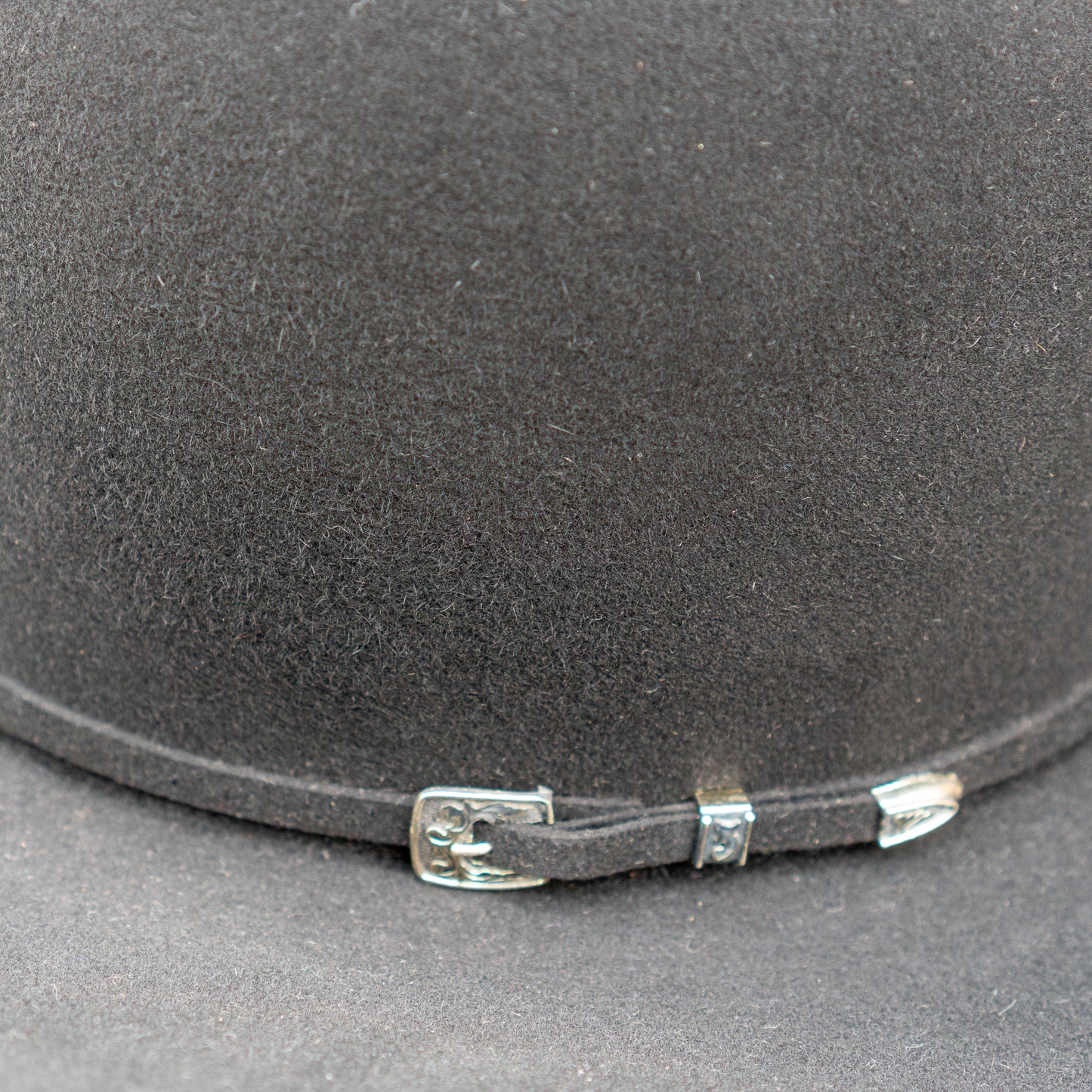 American Hat Company 100X Felt Hat Regular Crown Black