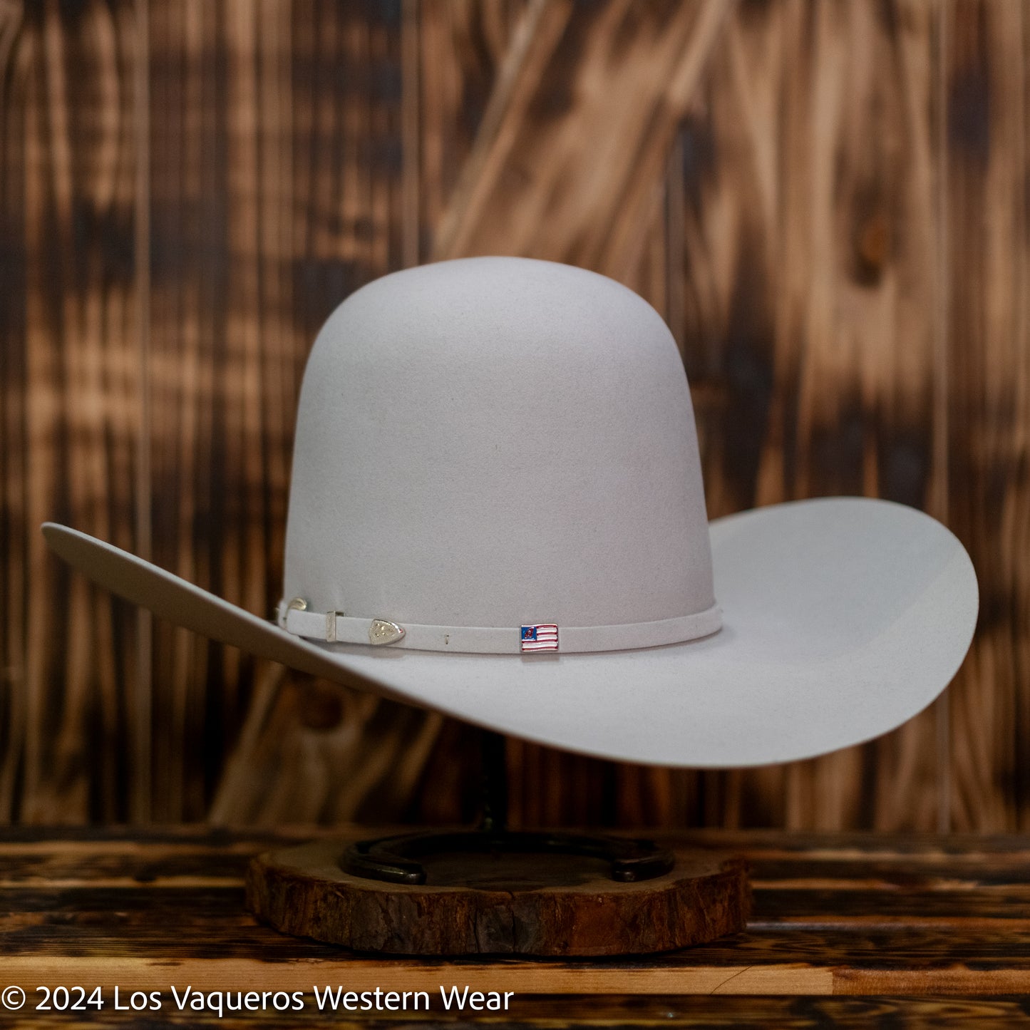 American Hat Company 40X Felt Hat Regular Crown Silver Sand