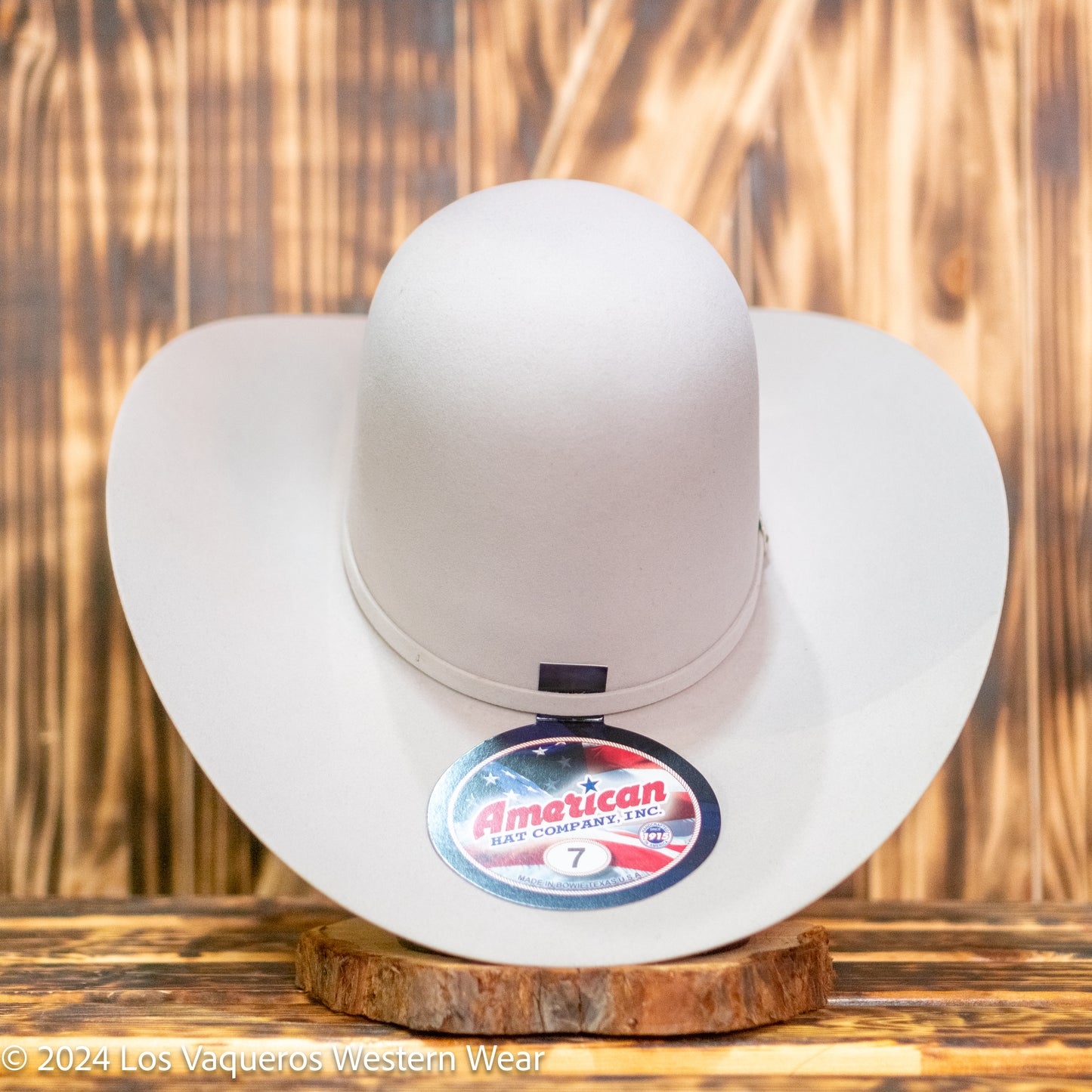 American Hat Company 40X Felt Hat Regular Crown Silver Sand