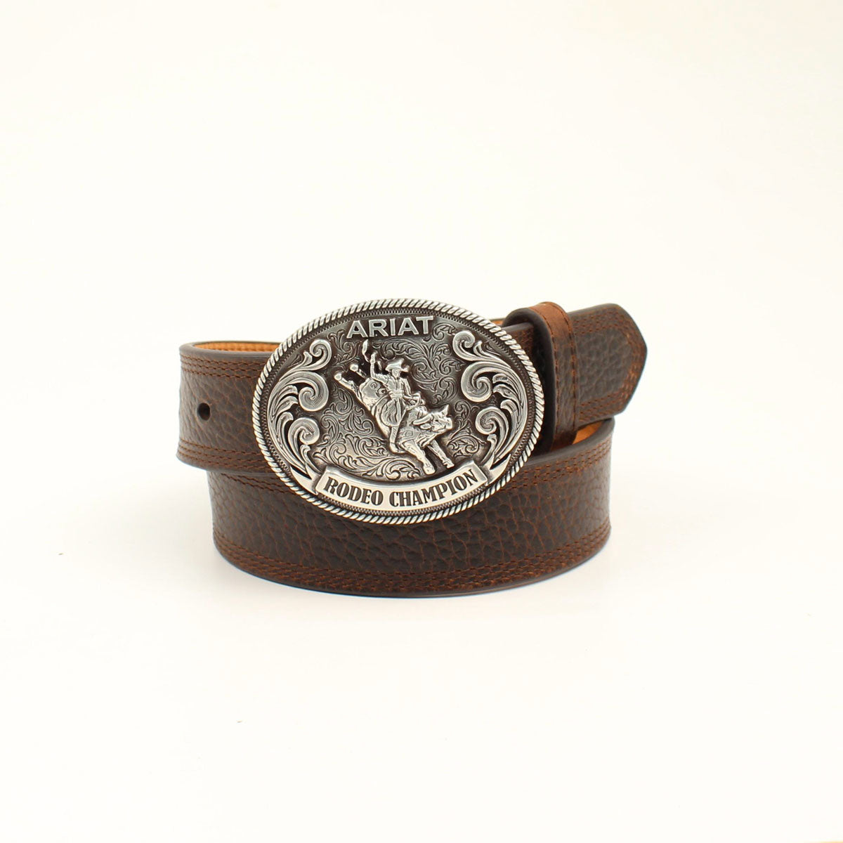 Ariat Boys Brown Leather Boys Western Belt