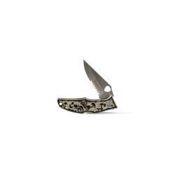 Ariat Folding Knife Hybrid Blade White Black