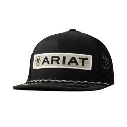 Ariat Mens FlexFit 110 Cap SnapBack Desert Patch Black
