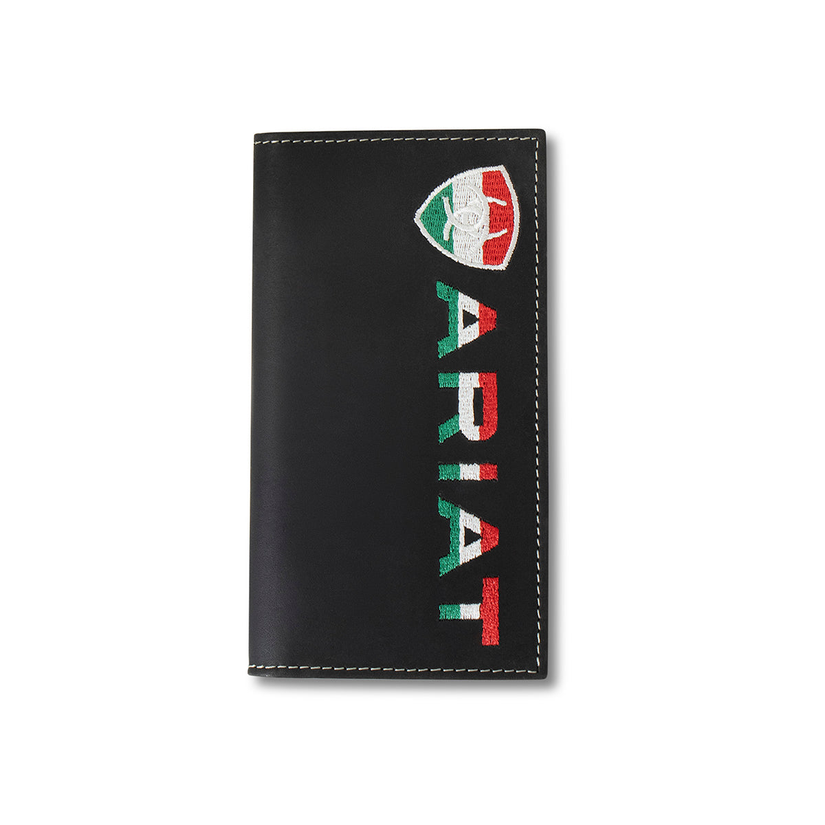 Ariat Rodeo Wallet Mexican Flag Colors Black