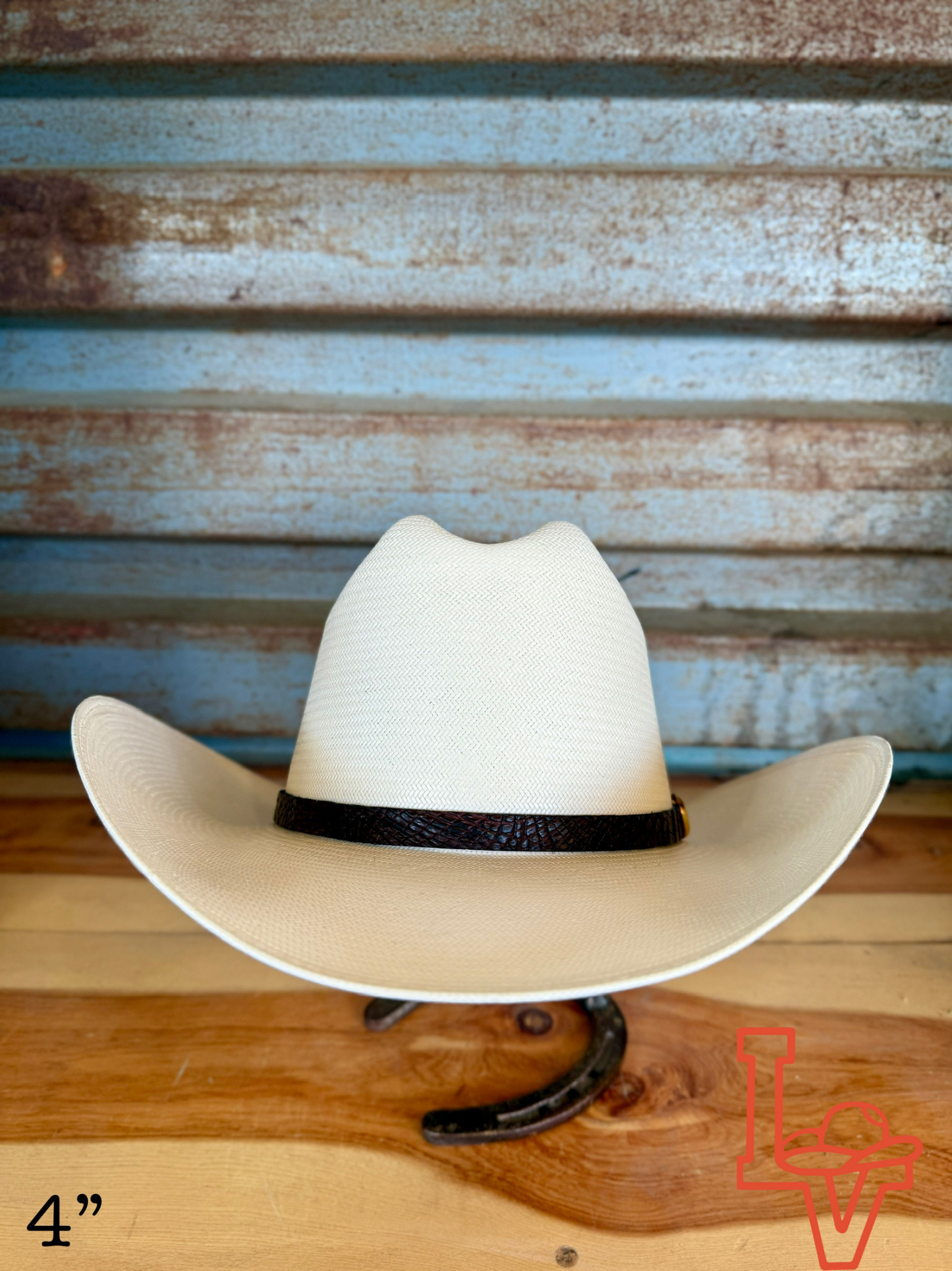 Stetson Evilla De Oro 1000x Straw Cowboy Hat Natural