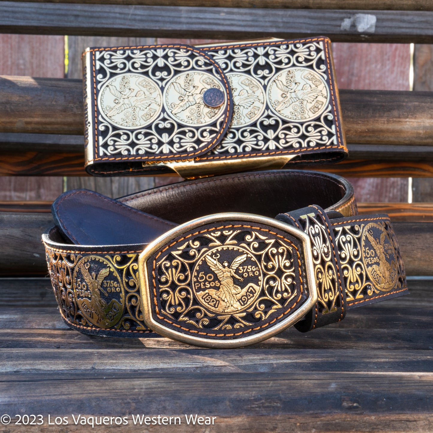 Calzatti Boots Centenario Belt Gold