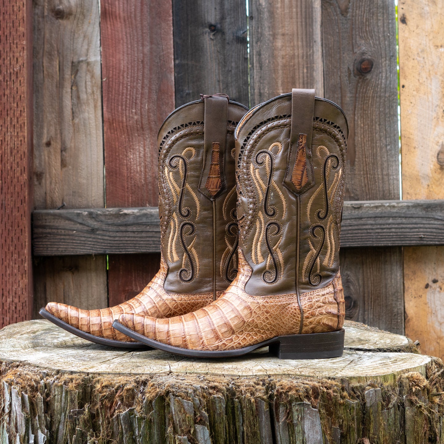 Cuadra Men's Fuscus Lomo Belly Cowboy Boots in Wax Orix