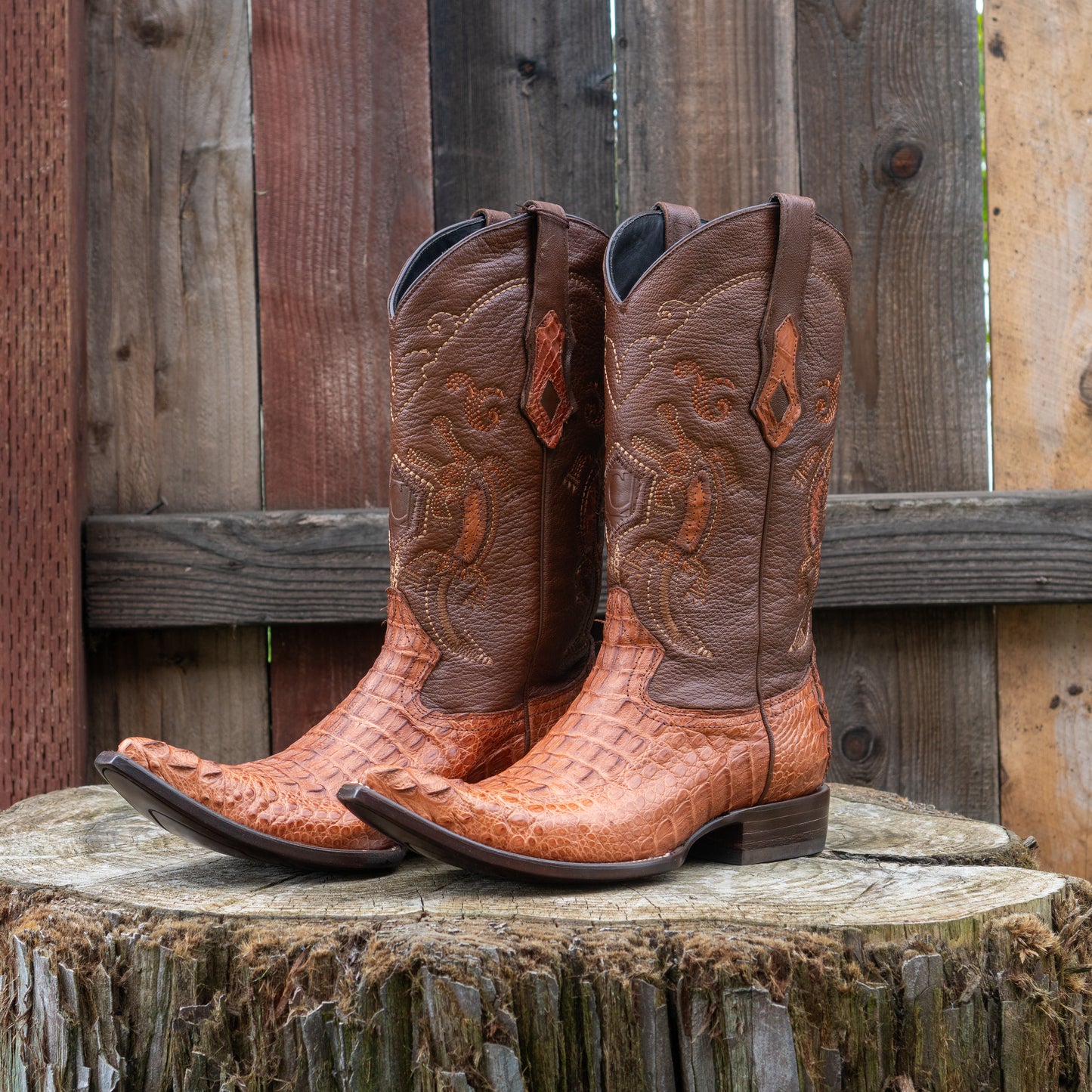 Cuadra Men's Fuscus Lomo Belly Cowboy Boots in Honey