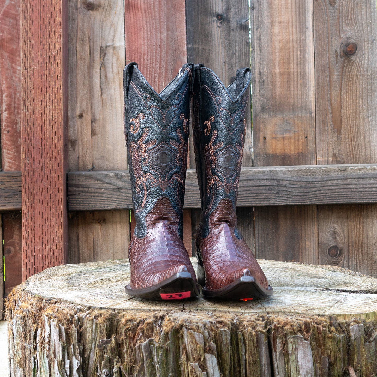 Cuadra Men's Fuscus Lomo Belly Cowboy Boots in Wine