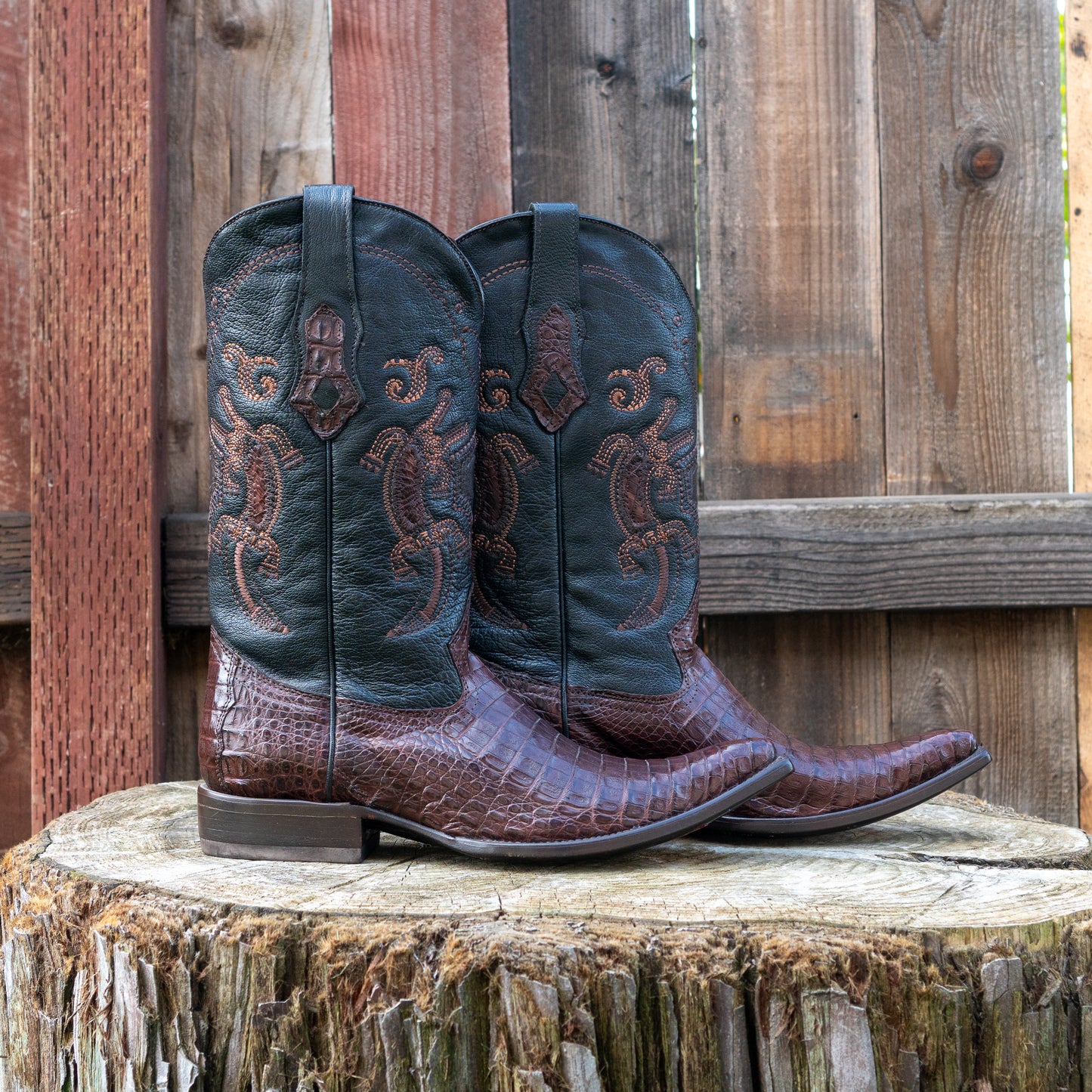 Cuadra Men's Fuscus Lomo Belly Cowboy Boots in Wine