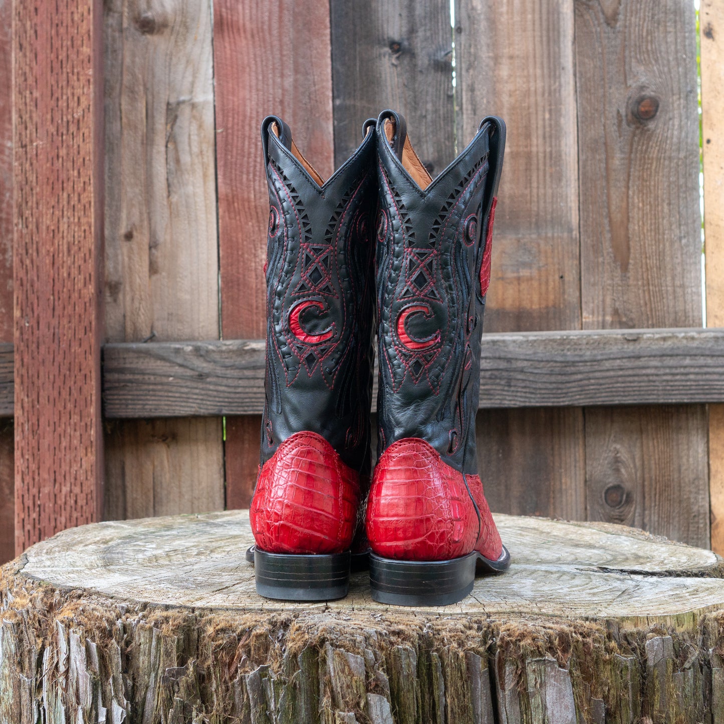 Cuadra Men's Fuscus Lomo Cowboy Boots in Red