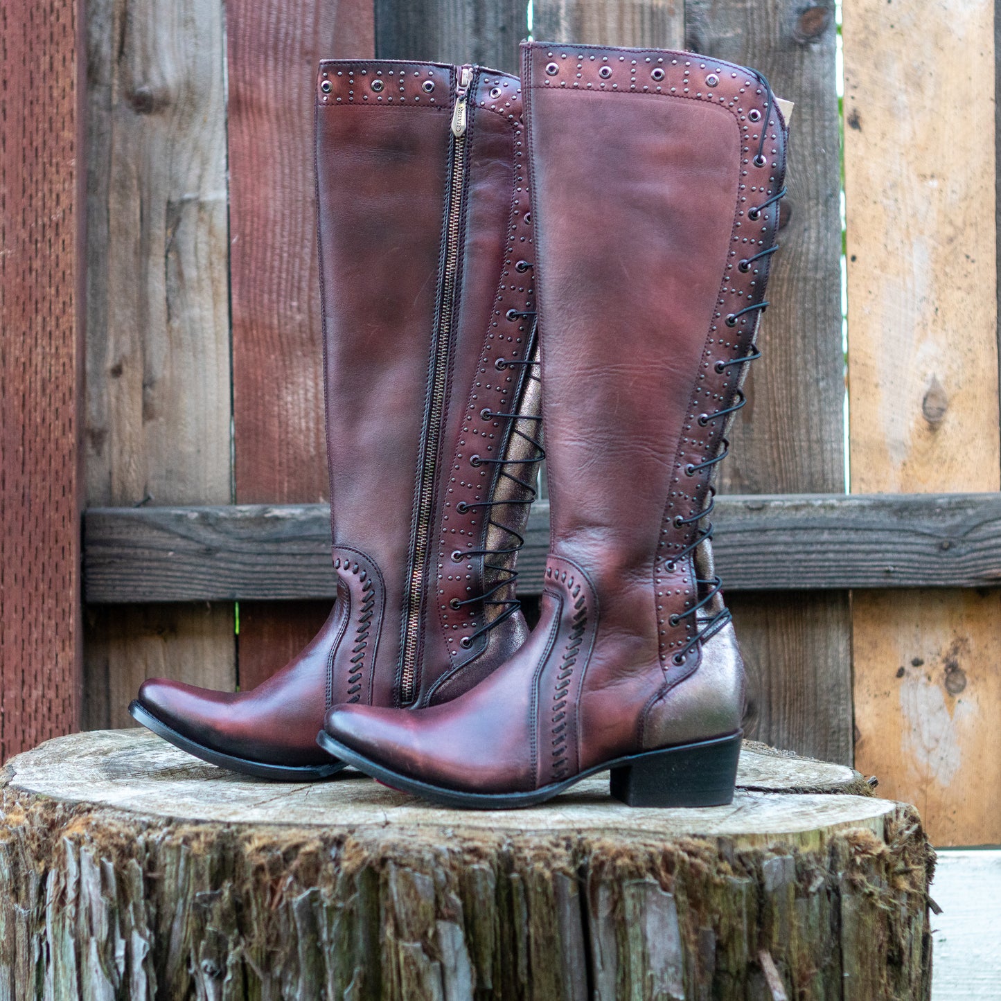 Cuadra Ladies Red Satro Tall Boot