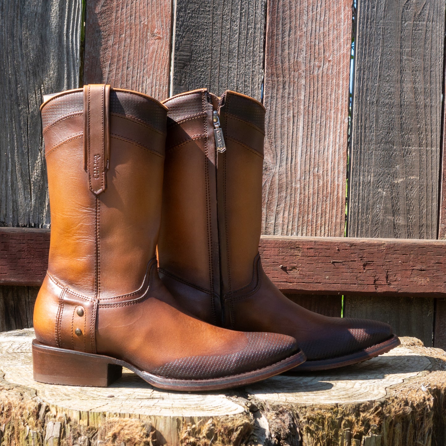 Cuadra Men's Honey French Toe Urban Western Style Boots