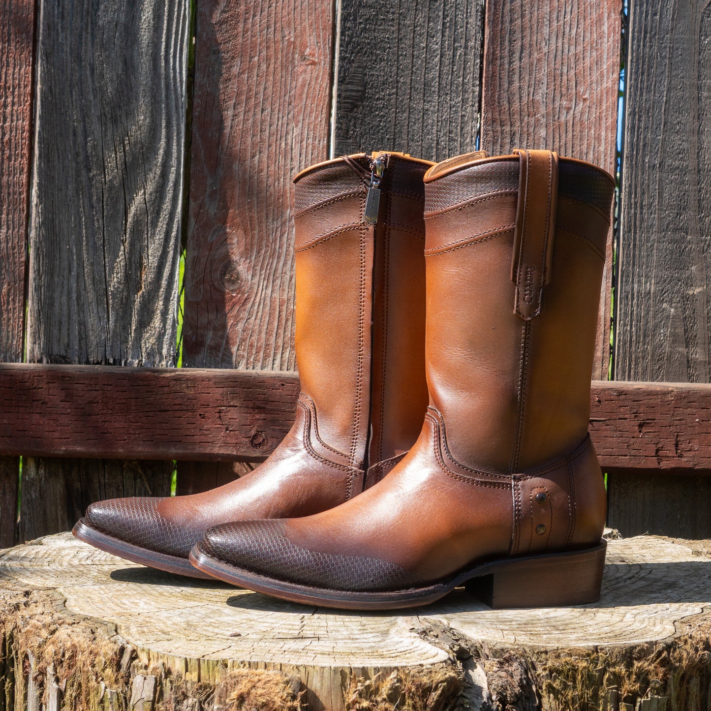 Cuadra Men's Honey French Toe Urban Western Style Boots