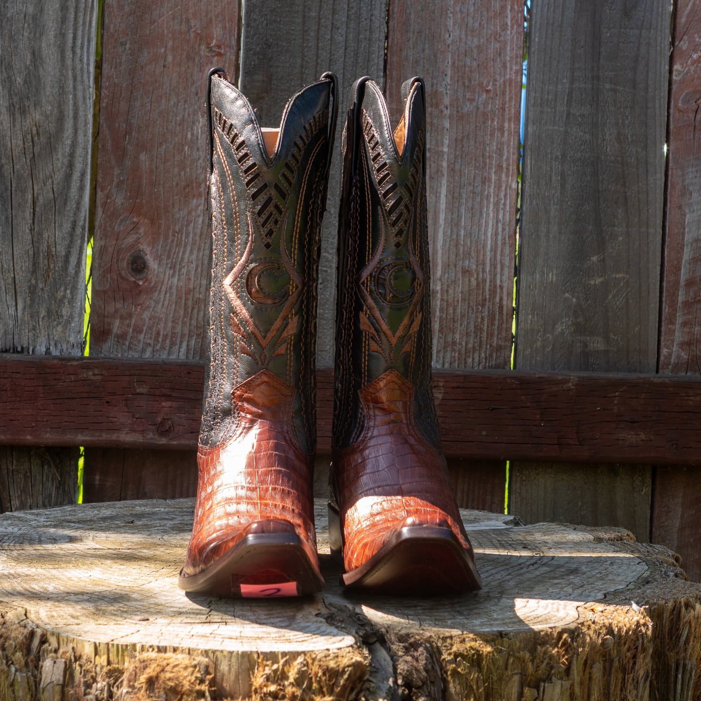 Cuadra Men's Fuscus Belly Narrow Square Cowboy Boots in Extasis