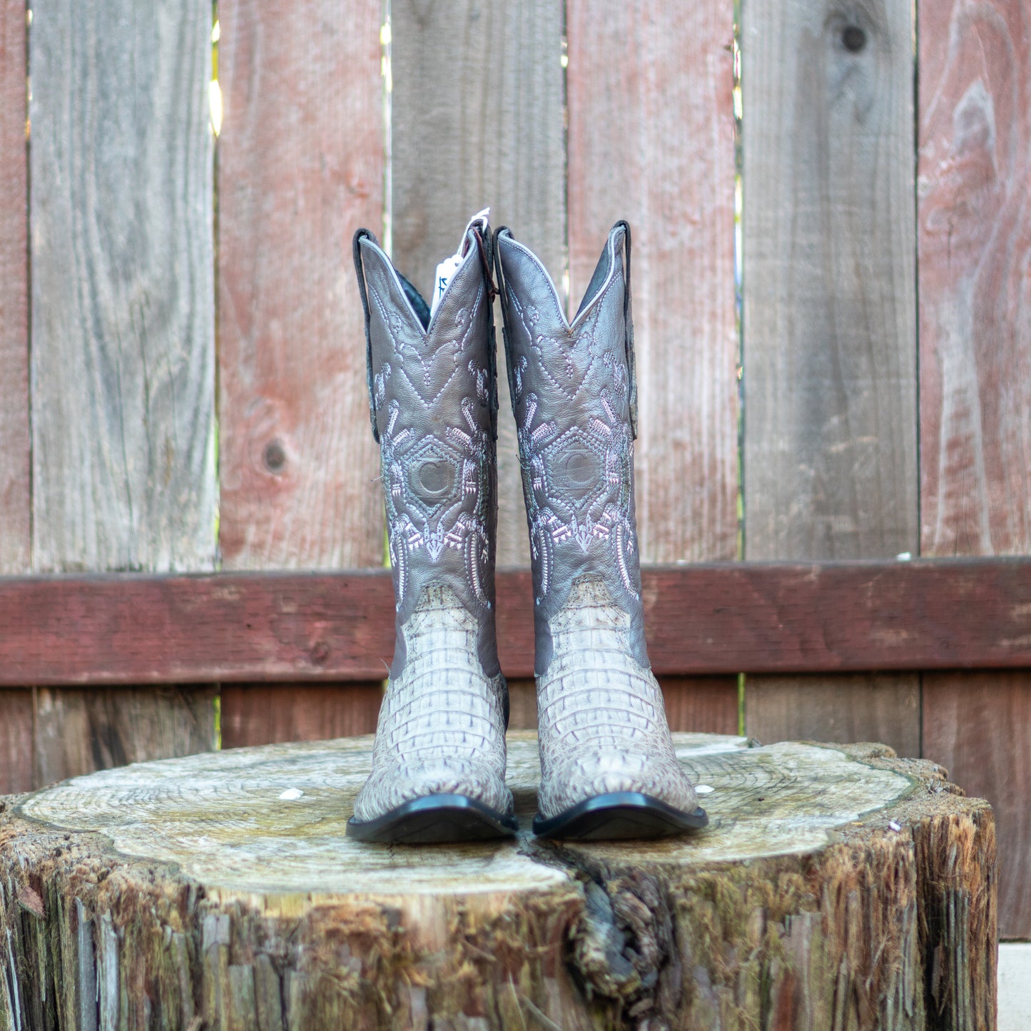 Cuadra Men's Fuscus Belly Cowboy Boots in Grey