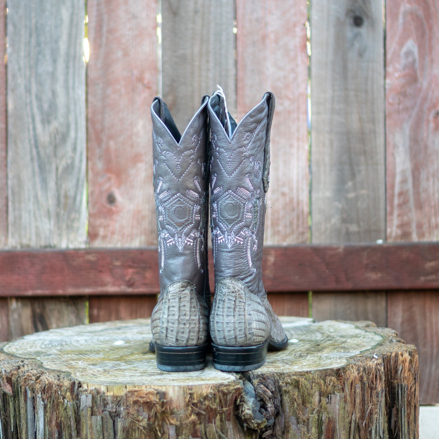 Cuadra Men's Fuscus Belly Cowboy Boots in Grey