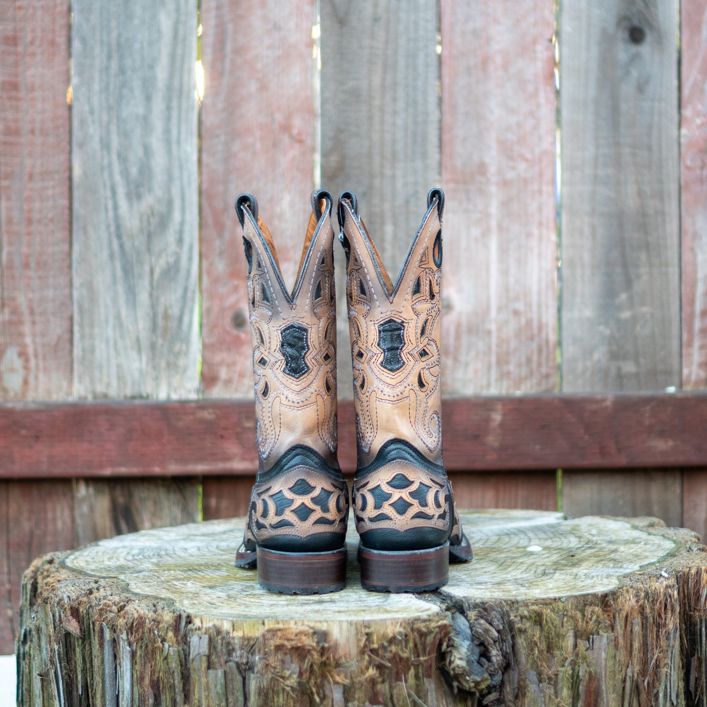 Cuadra Men's Fuscus Belly Cowboy Boots in Black