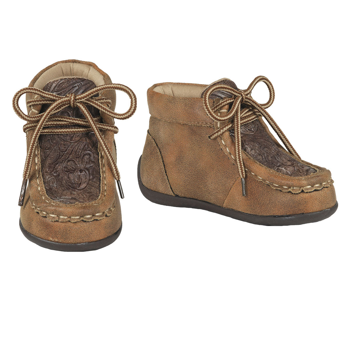 Twister Double Barrel Jed Children's Casual Shoes Tan