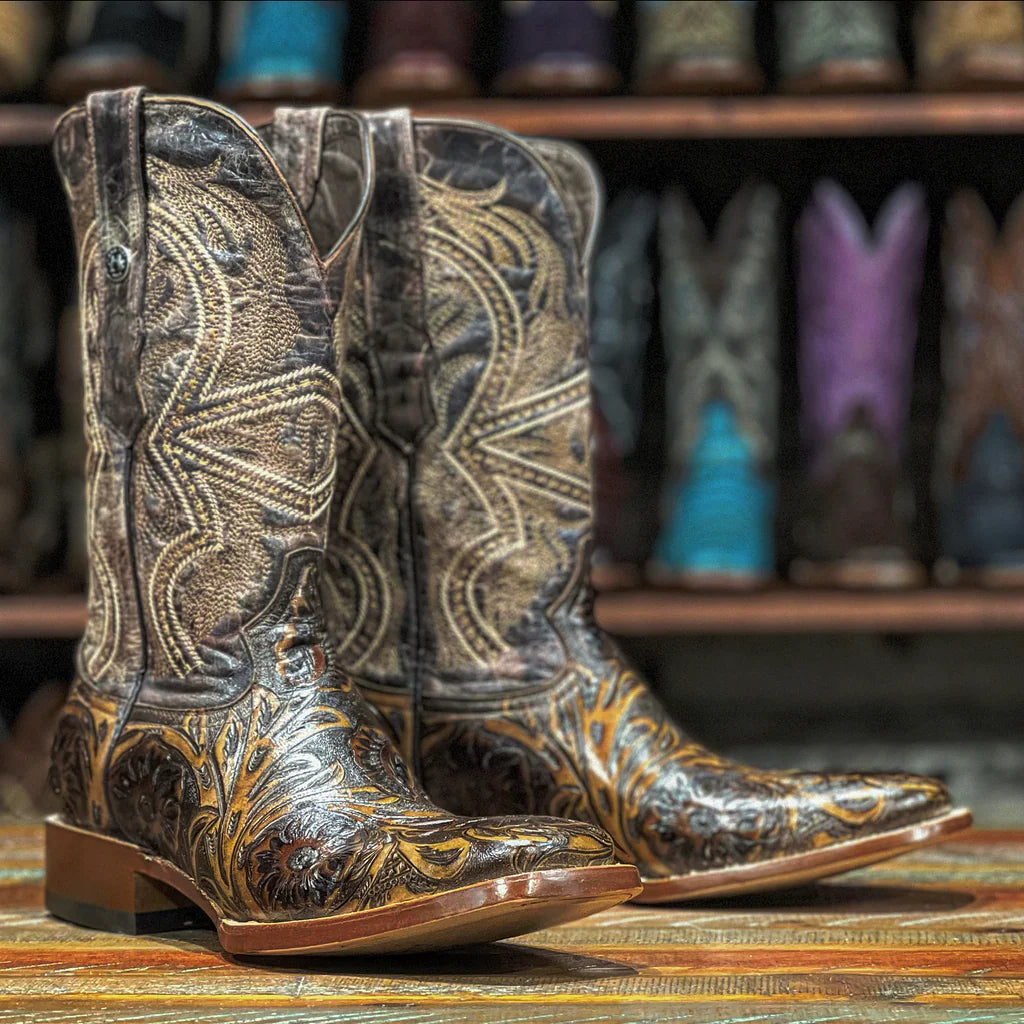 Tanner Mark Boots Men's TM205566 Print Hand Tool Jungle Brown