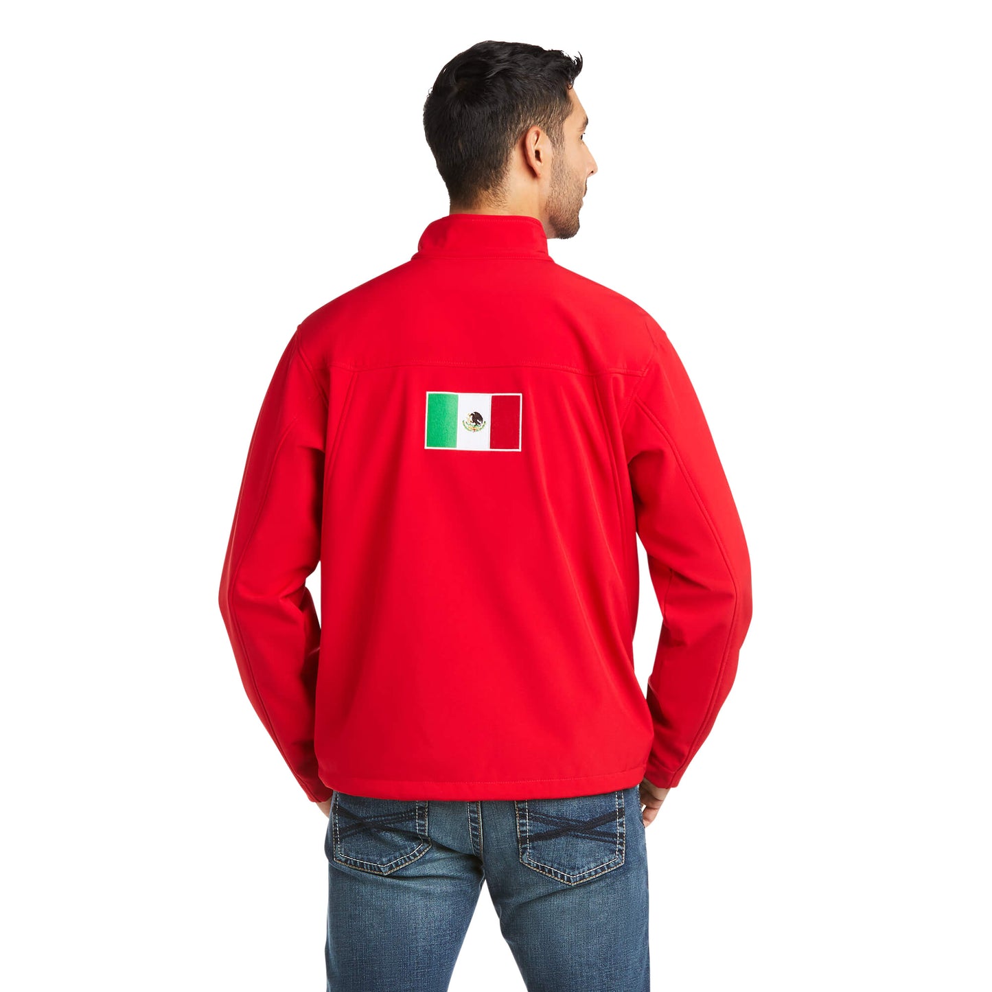 Ariat Men's New Team Softshell MEXICO Jacket Red
