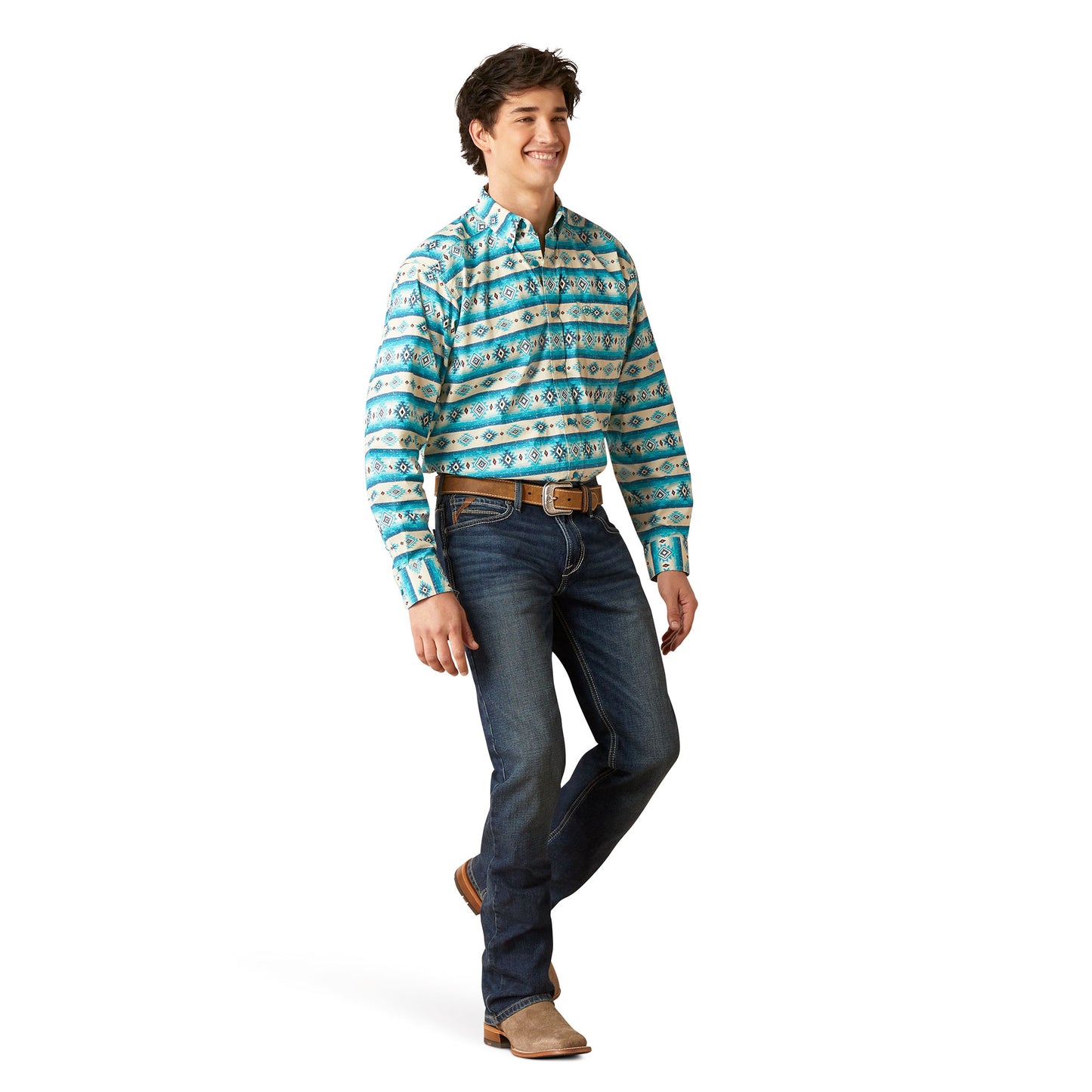 Ariat Men's Brent Classic Fit Shirt Sandshell