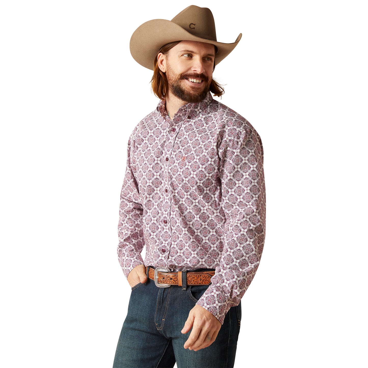 Ariat Men's Shiloh Classic Fit Shirt White