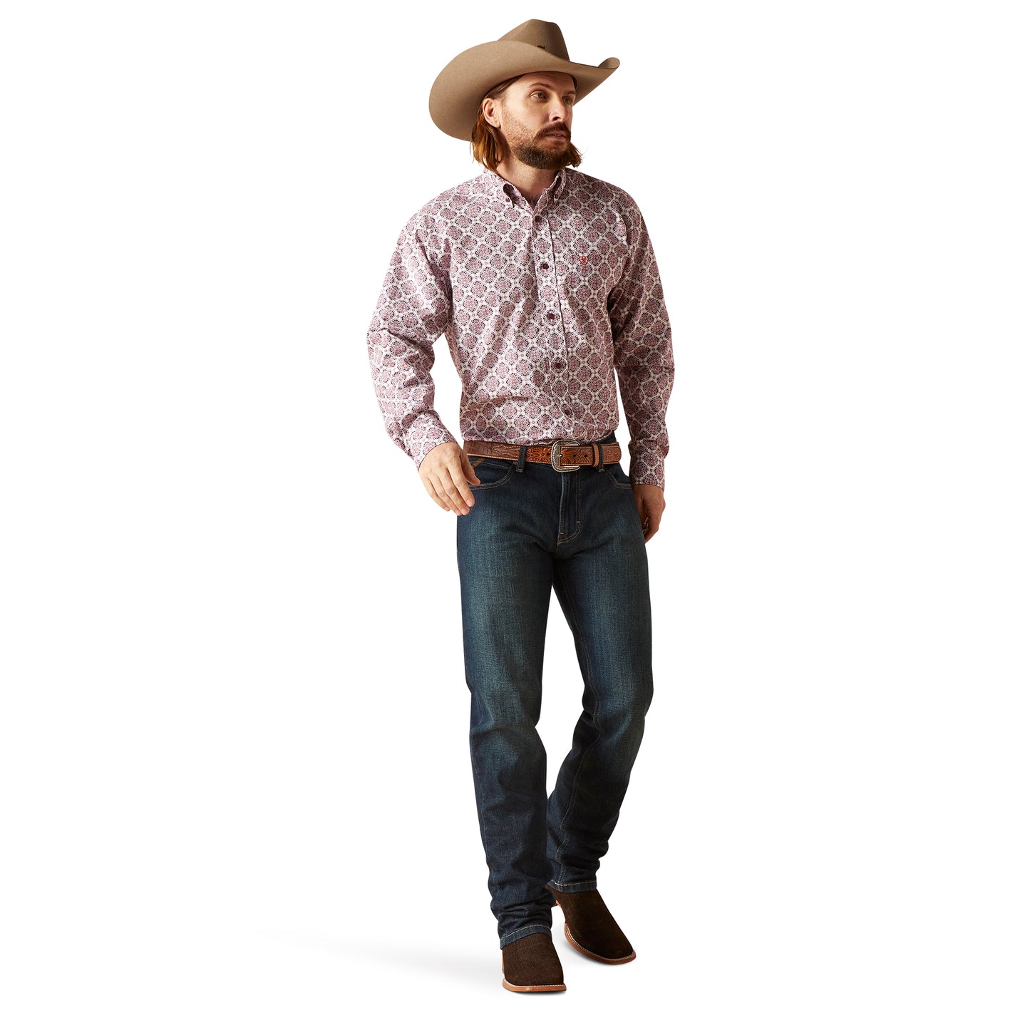 Ariat Men's Shiloh Classic Fit Shirt White