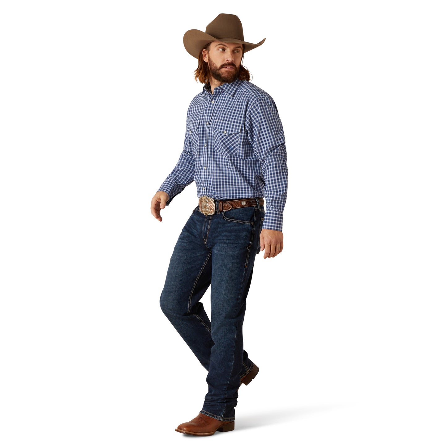 Ariat Men's Pro Series Pawnee Snap Classic Fit Shirt White