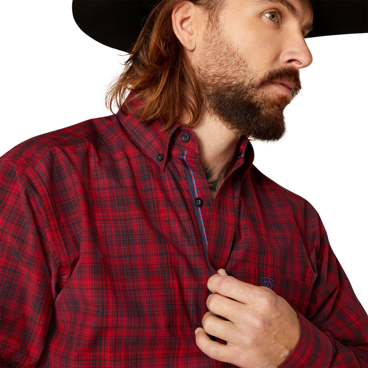 Ariat Men's Pro Series Paxton Snap Classic Fit Shirt Weg Red