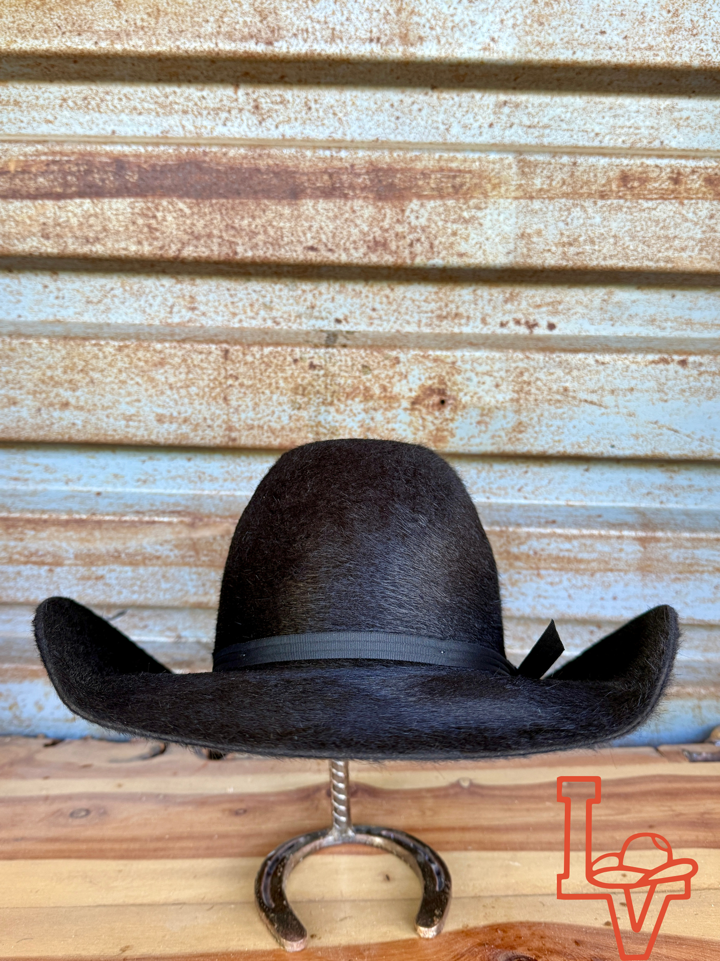 Resistol 8x Kodiak Cowboy Hat Fur Felt Hat Regular Crown Black