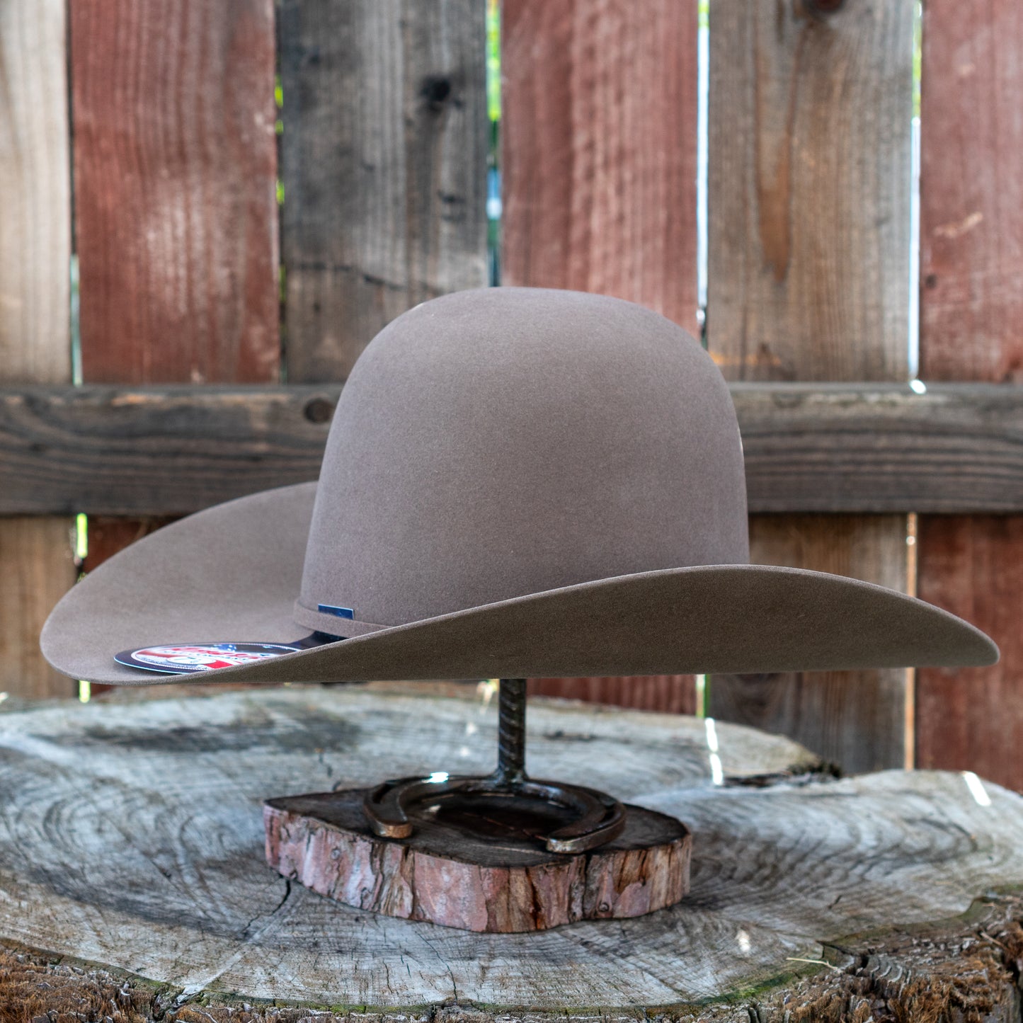 American Hat Company 100X Felt Hat Regular Crown Pecan