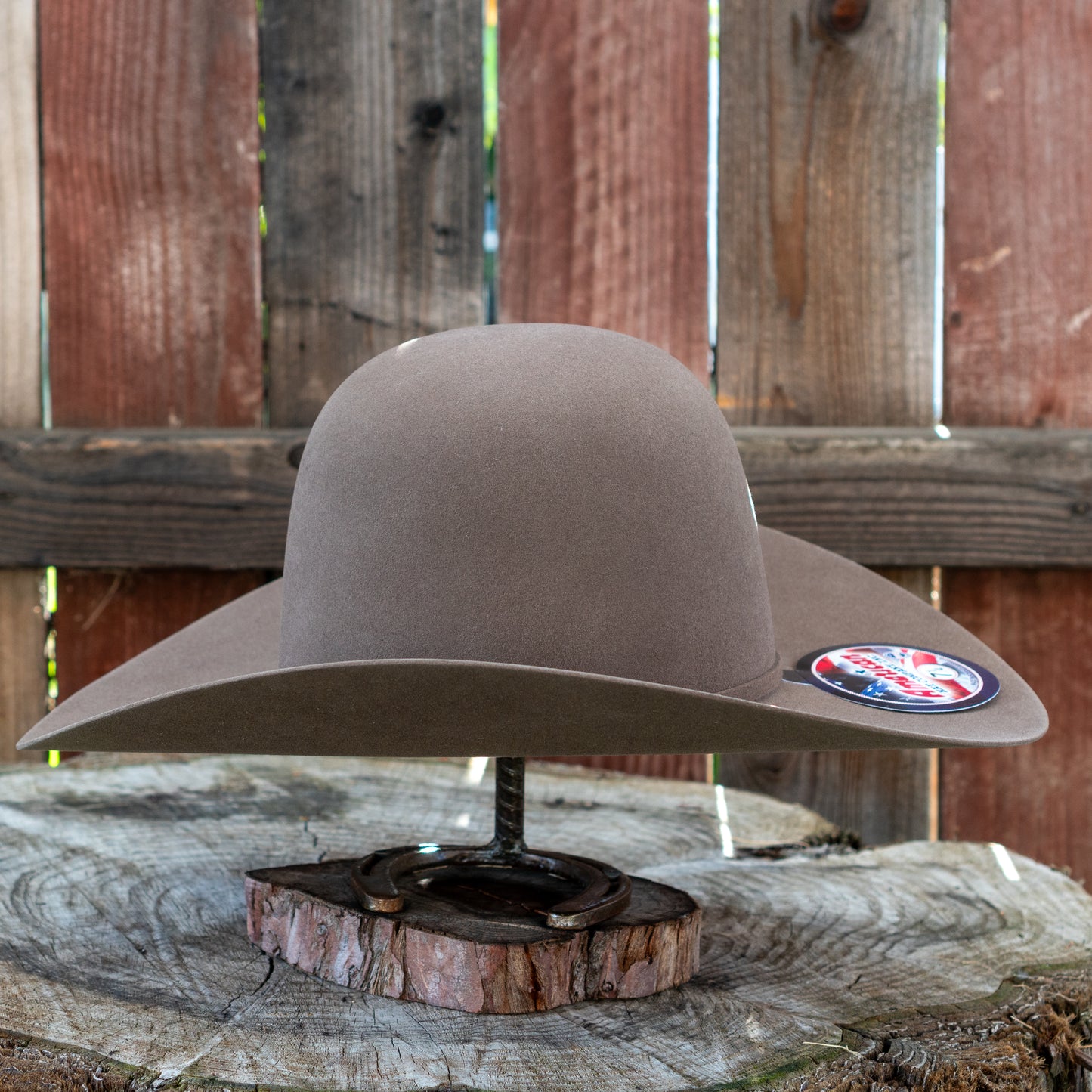 American Hat Company 100X Felt Hat Regular Crown Pecan
