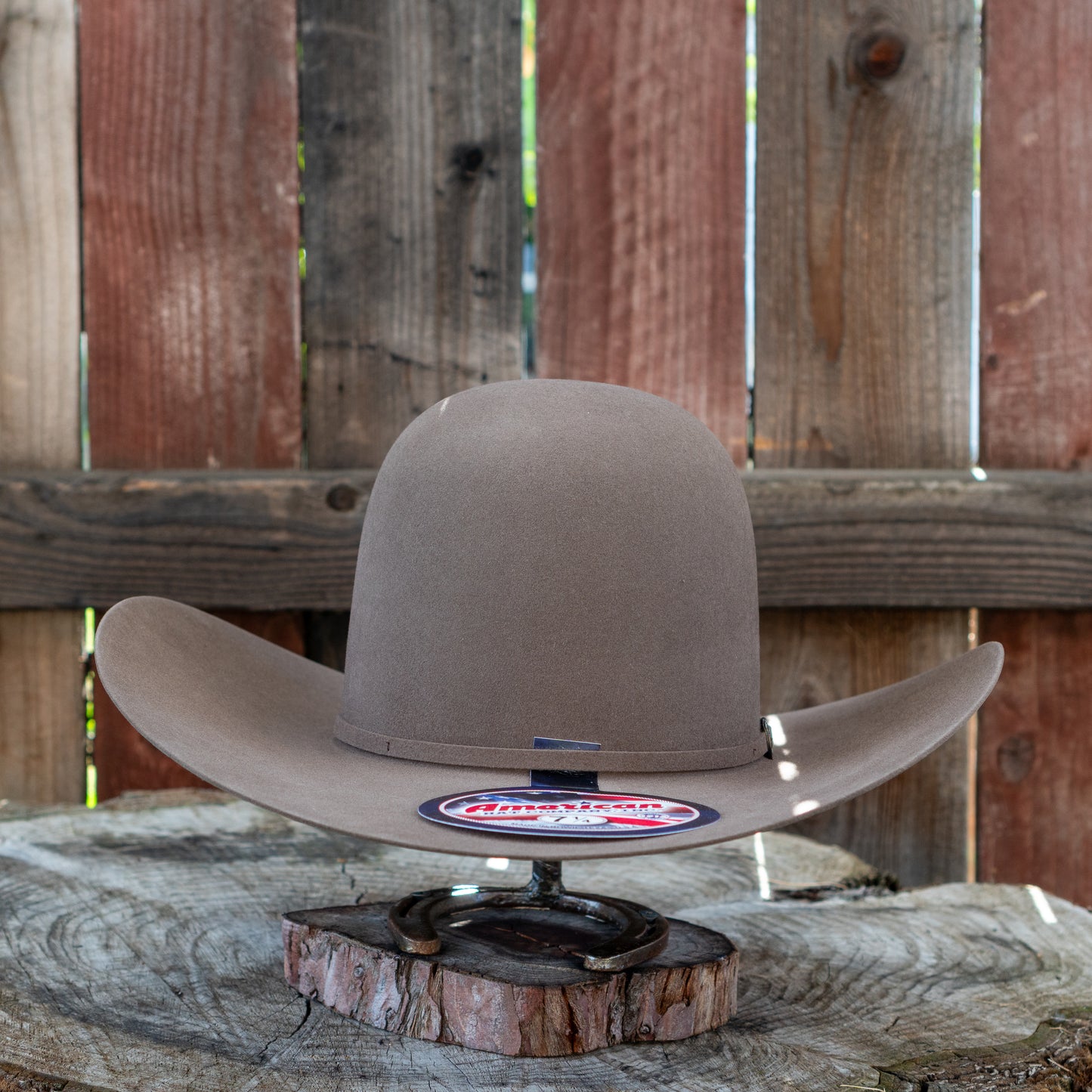 American Hat Company 100X Felt Hat Regular Crown Pecan