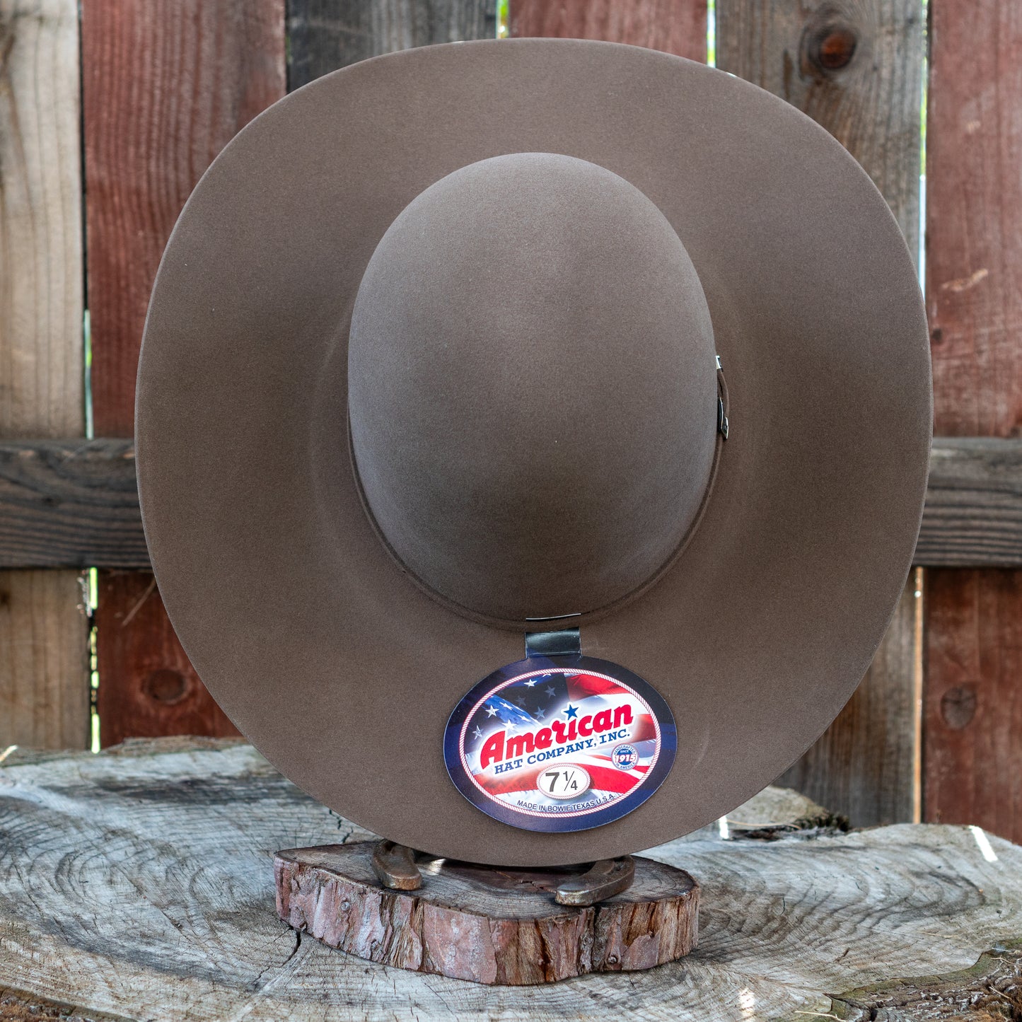 American Hat Company 100X Felt Hat Regular Crown Pecan