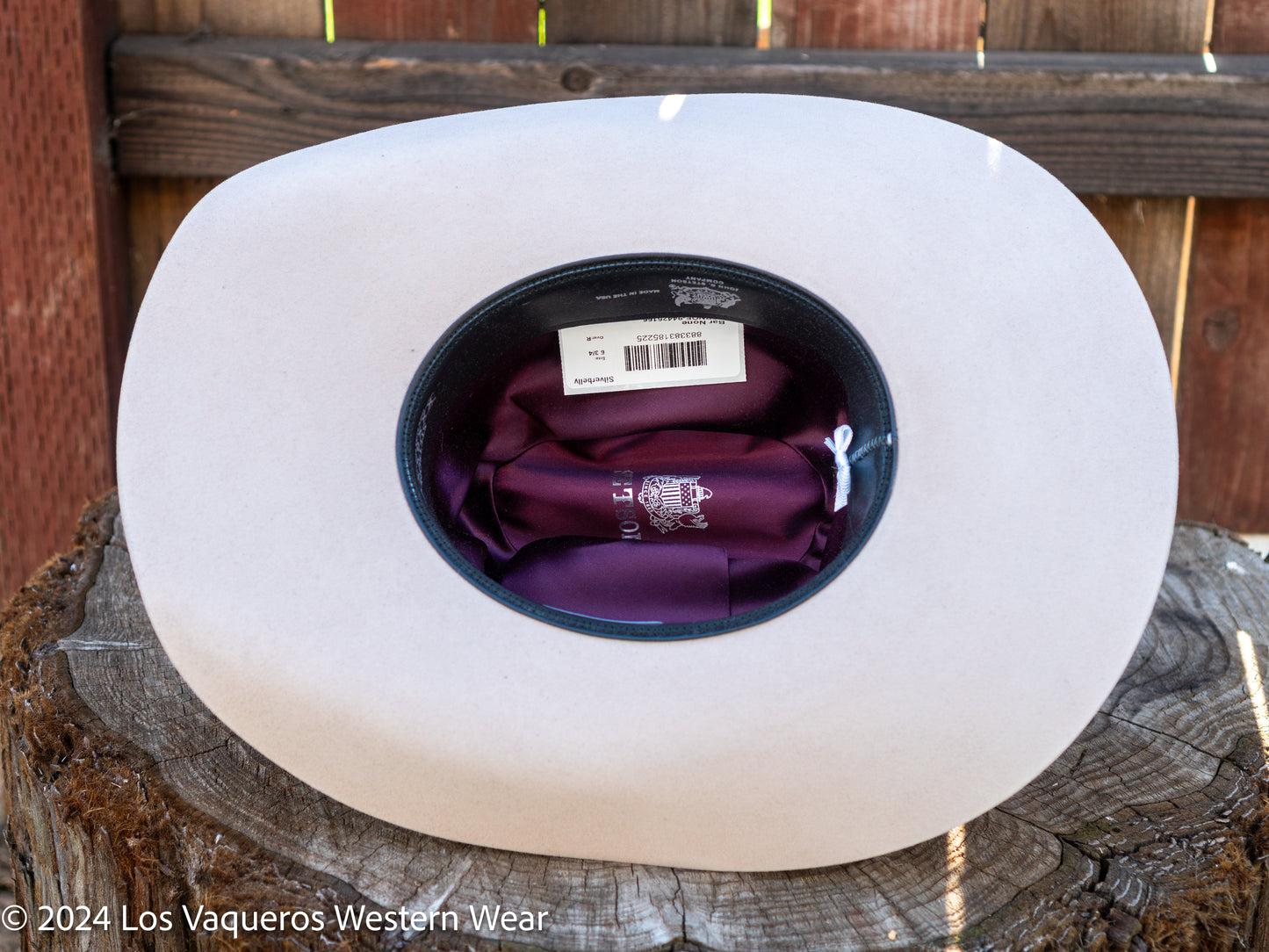 Stetson 6x Bar None Felt Cowboy Hat Silverbelly