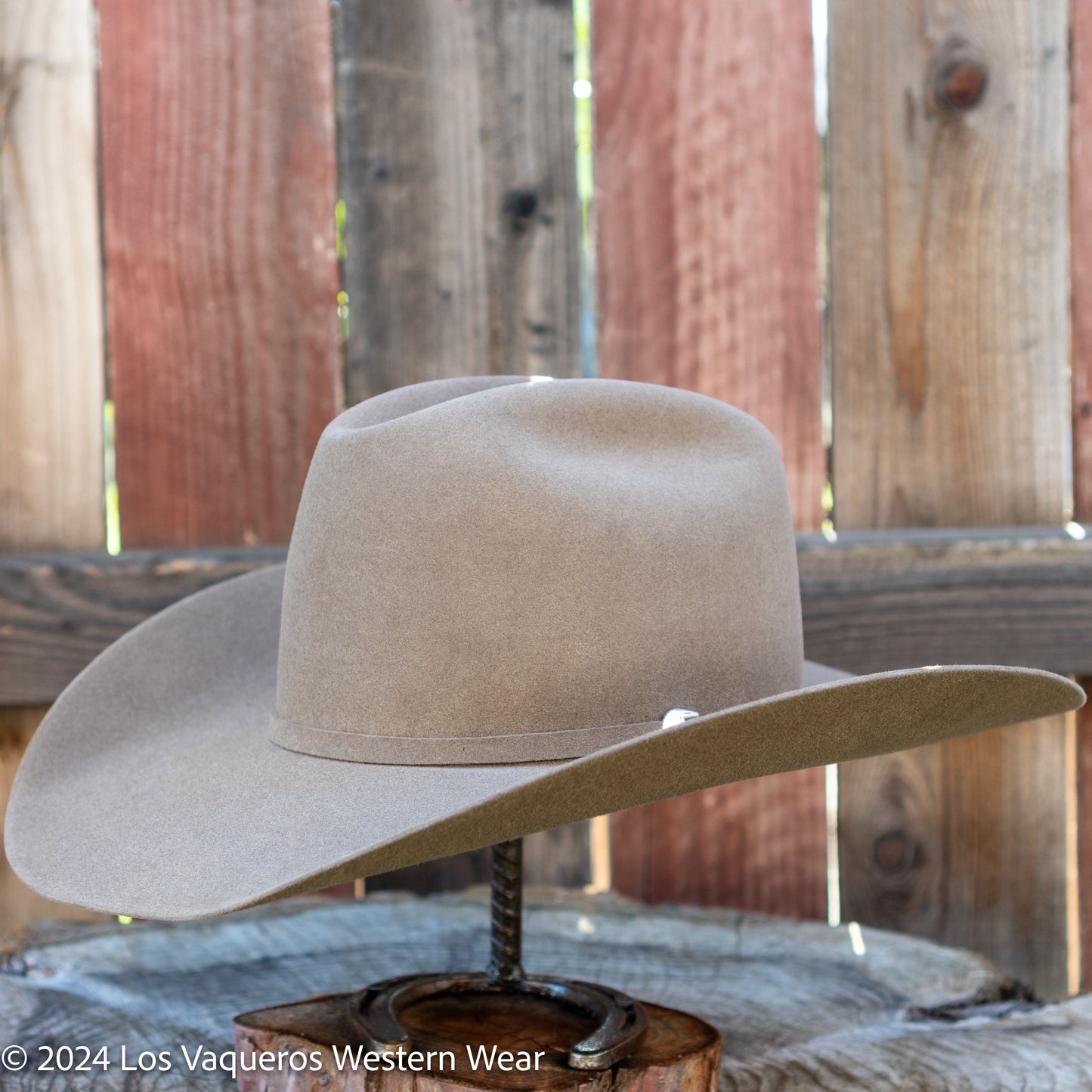 Resistol 6x Midnight Cowboy Hat Fur Felt Hat Regular Crown Driftwood