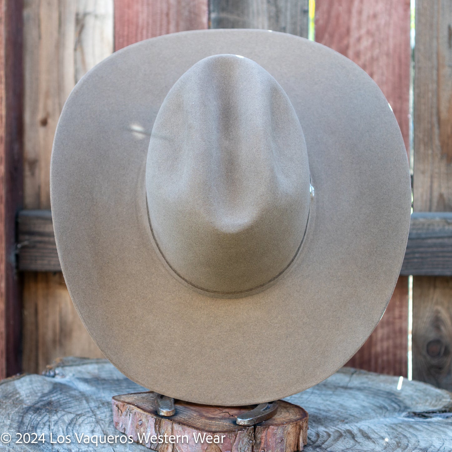 Resistol 6x Midnight Cowboy Hat Fur Felt Hat Regular Crown Driftwood