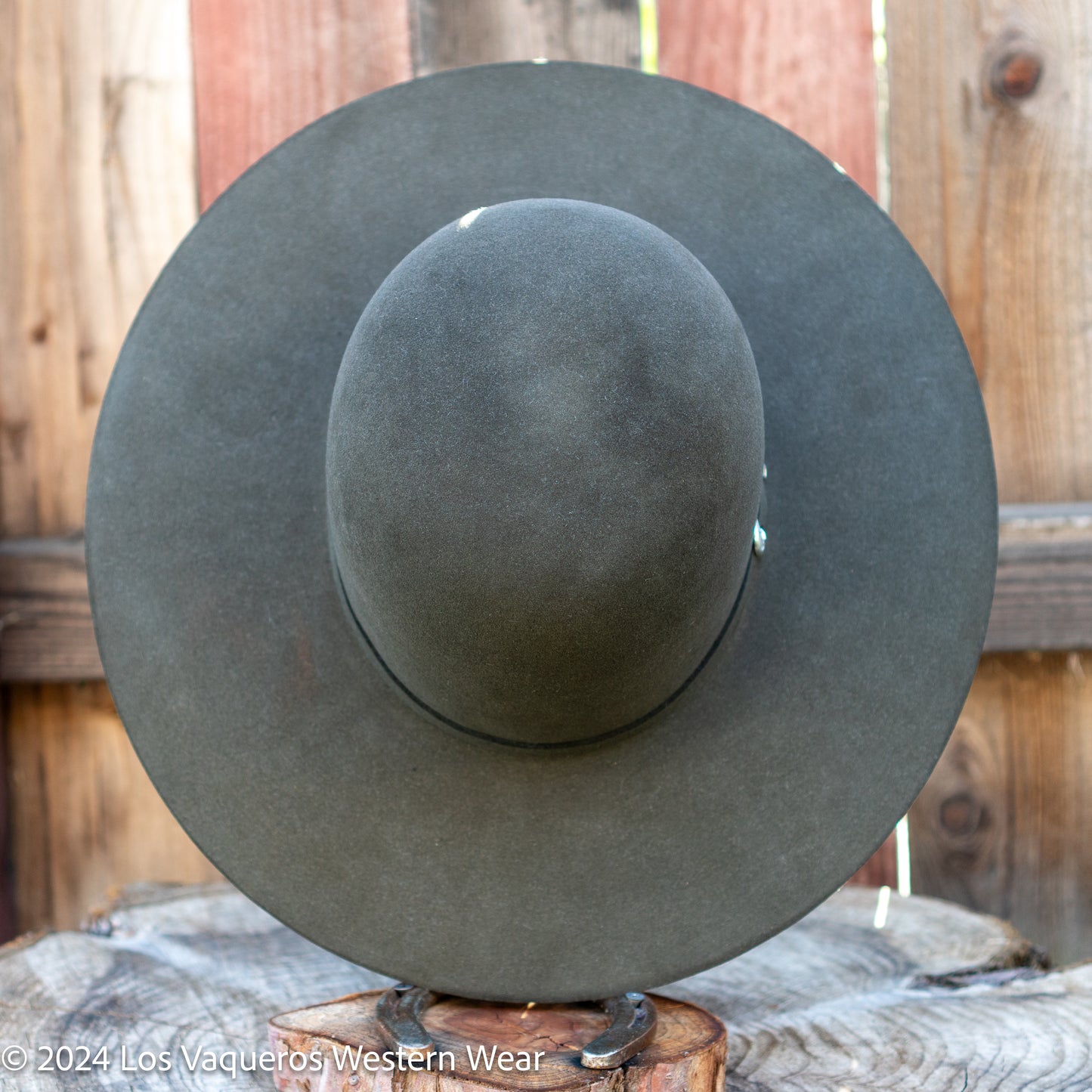 Resistol 6x Midnight Cowboy Hat Fur Felt Hat Regular Crown Sage