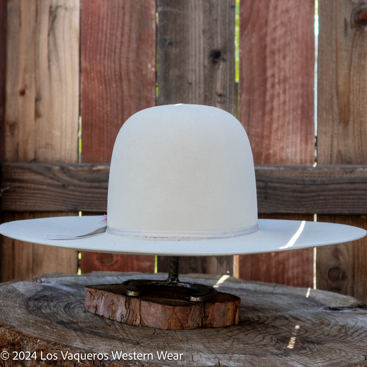 Resistol 7x Chute 5 Cowboy Hat Fur Felt Hat Regular Crown Silverbelly