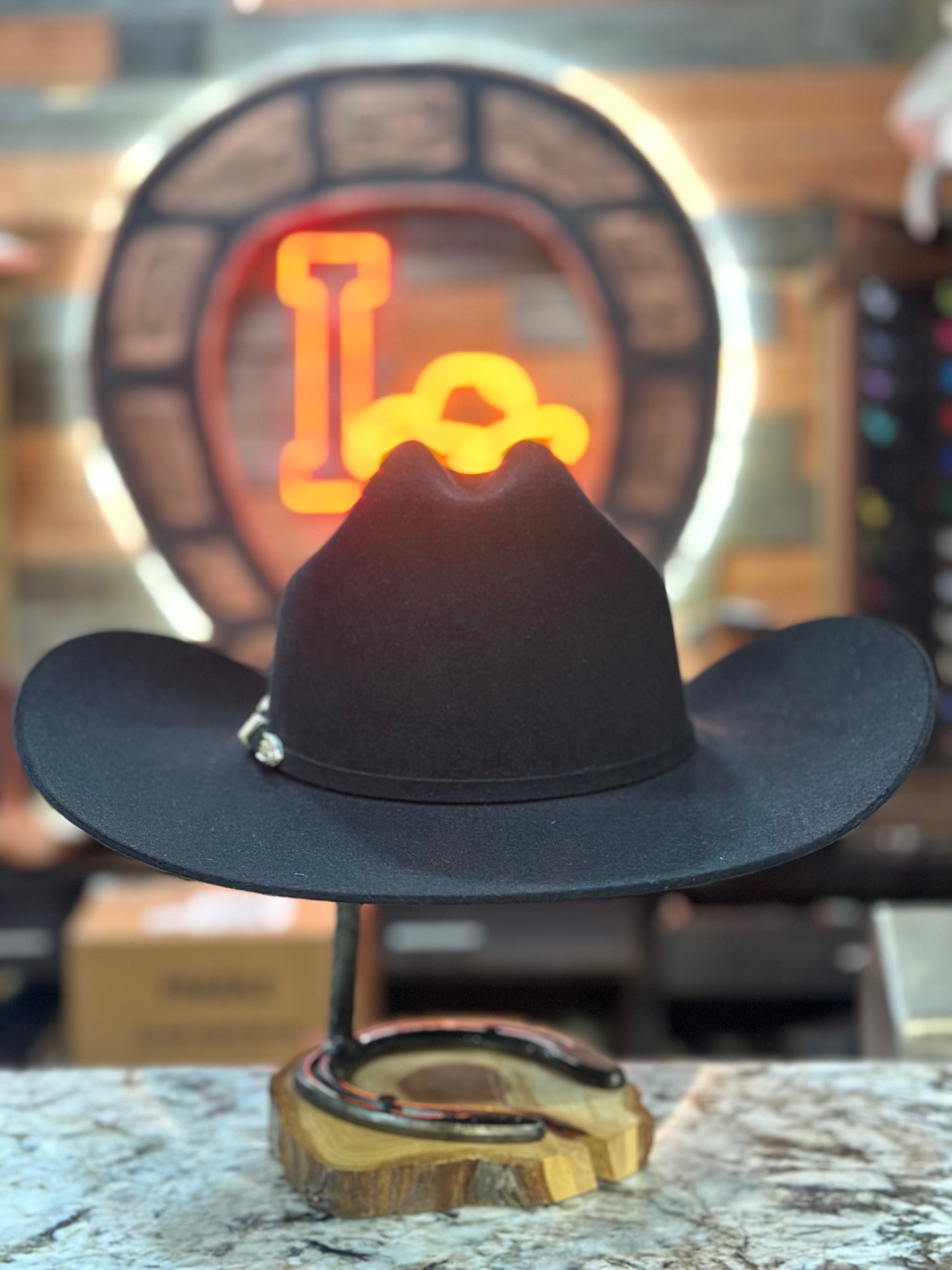 Stetson 6x Adelante Felt Cowboy Hat Black