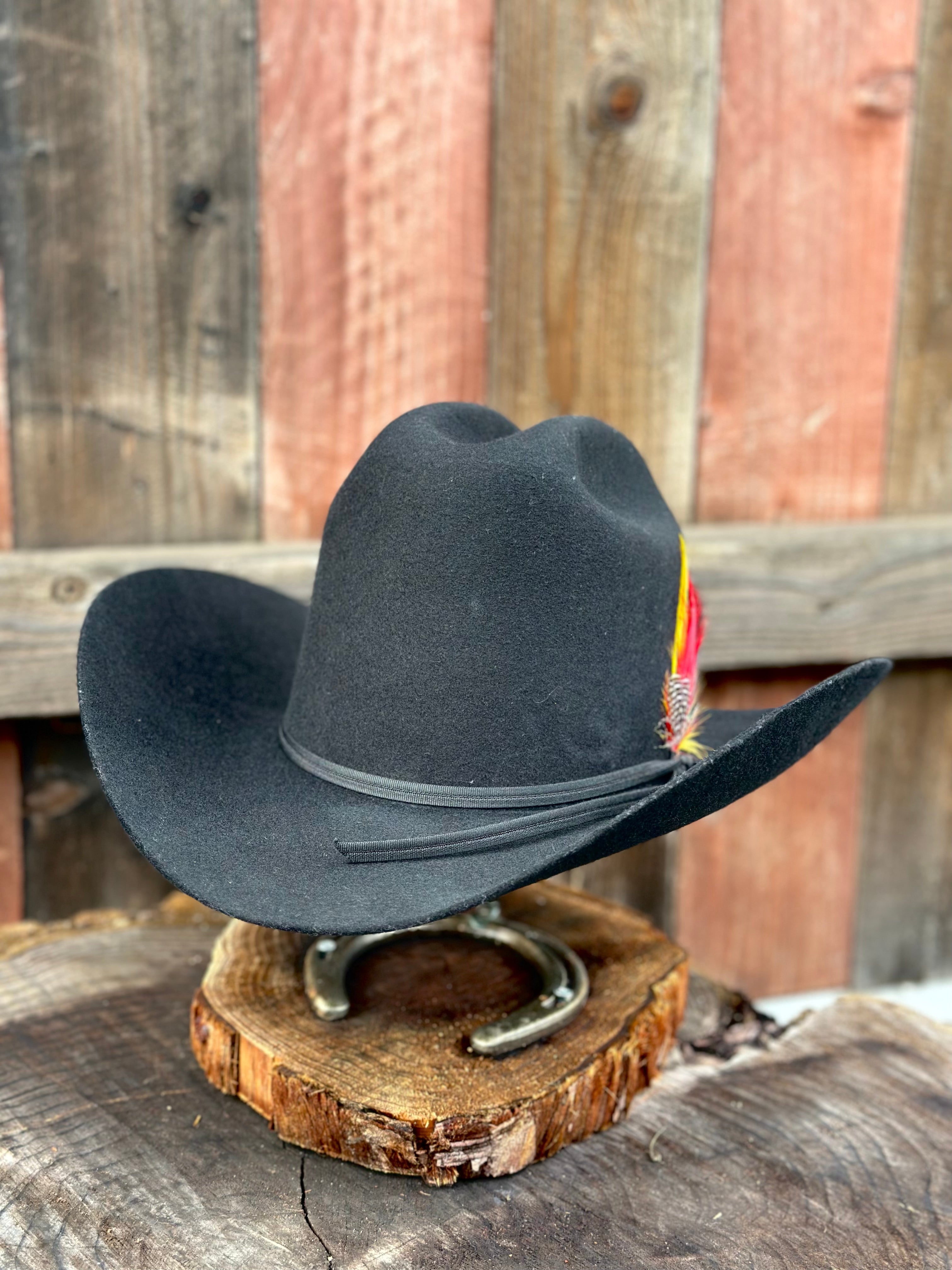 Vintage Texas hatters Cowboy Rancher “Rattlesnake Hat Band w/ Rattle” – Dos  Laredos Brand