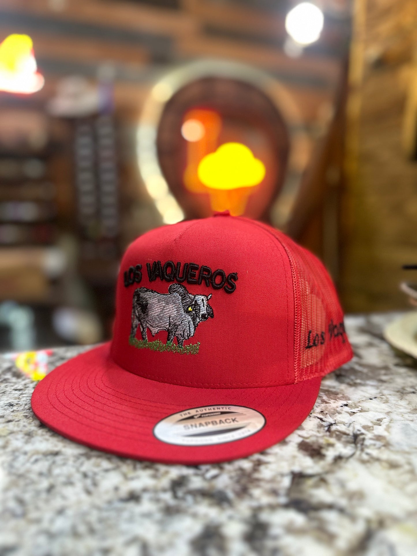 Los Vaqueros Cebu Snapback Red With Black
