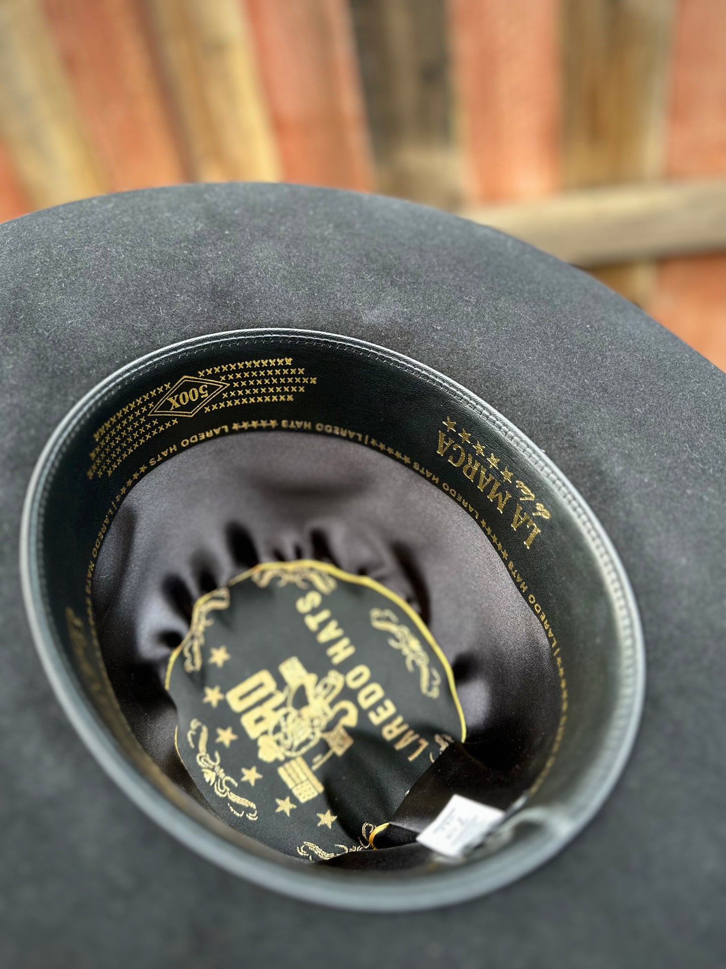 Laredo Rabbit Felt Hat Open Regular Crown Black