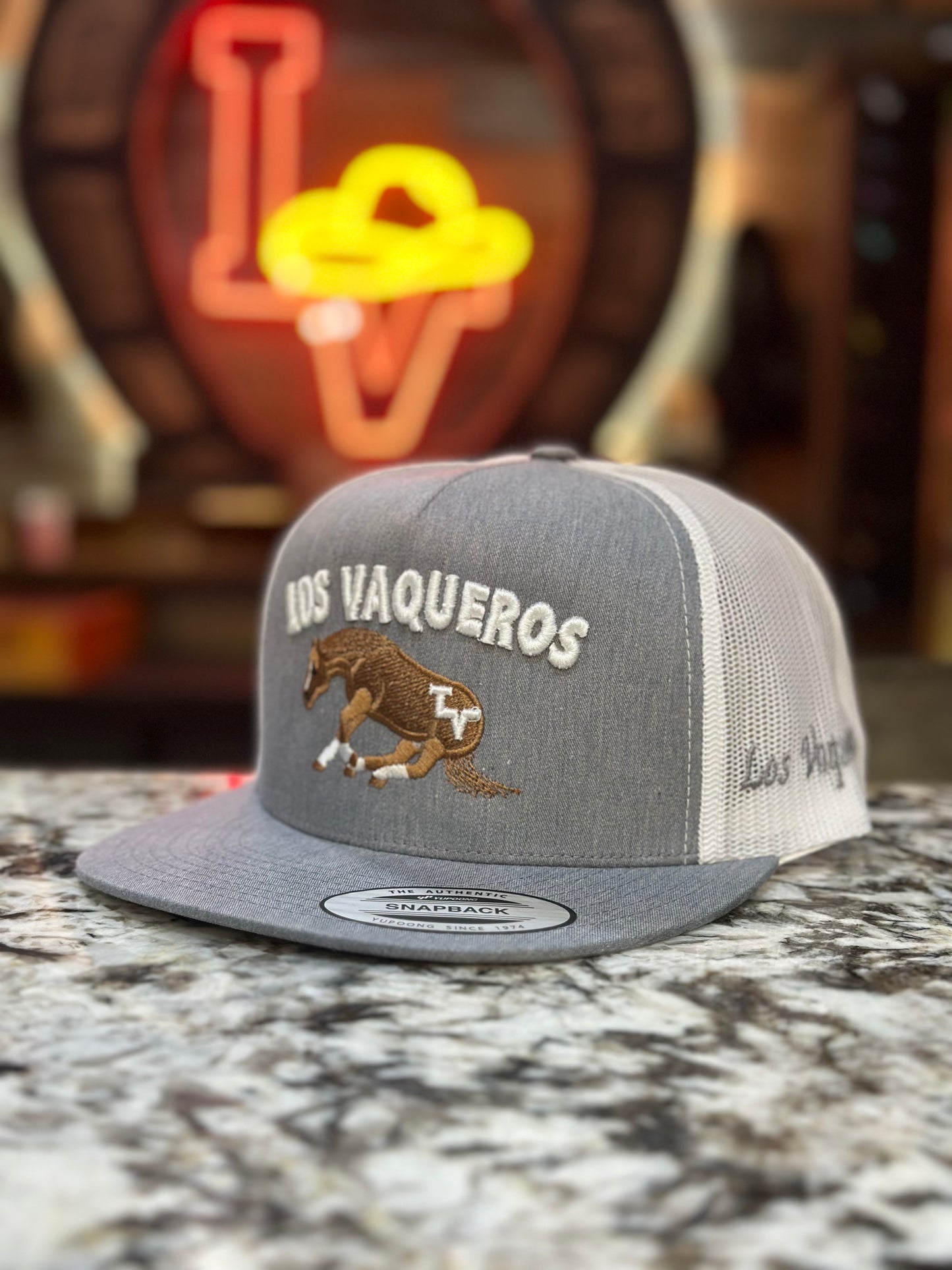 Los Vaqueros Slider Snapback Grey/White