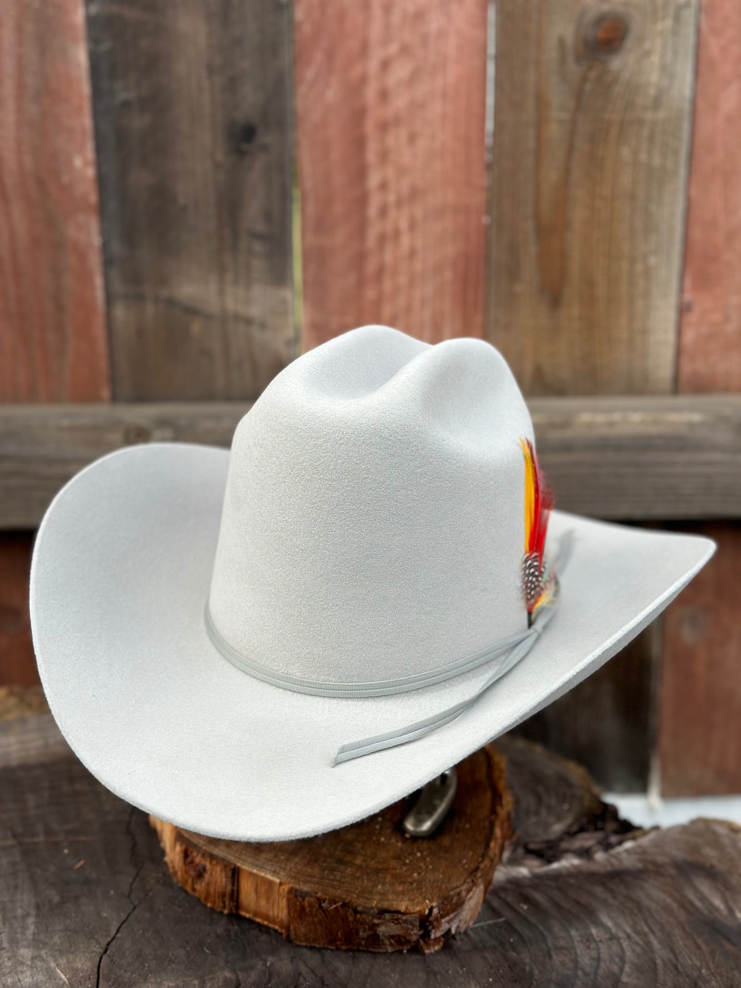 Laredo Wool Felt Hat Ranchero Style Silver Grey
