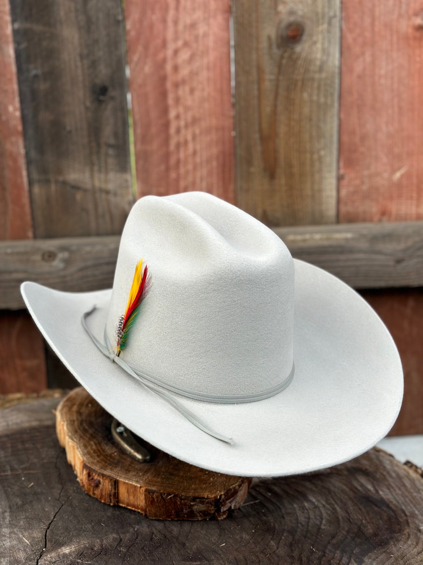 Laredo Wool Felt Hat Ranchero Style Silver Grey