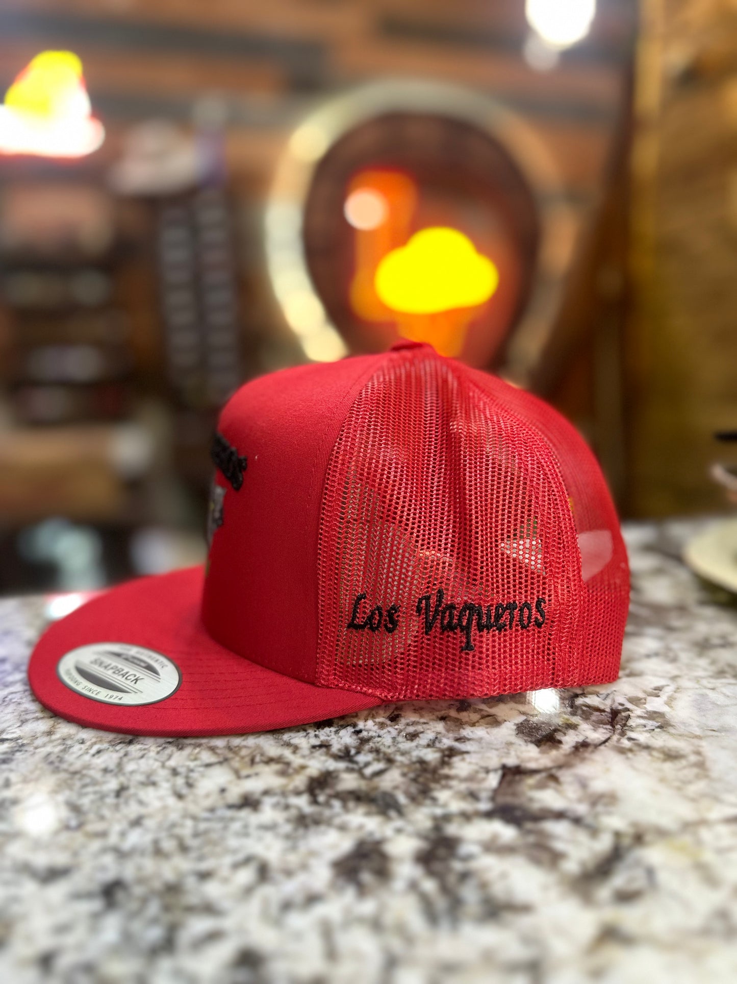 Los Vaqueros Cebu Snapback Red With Black