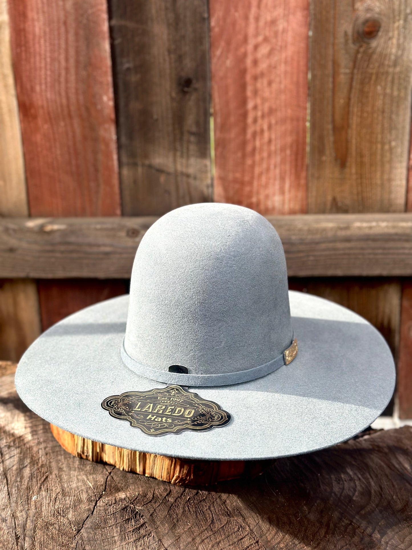 Laredo Wool Felt Hat Open Regular Crown Ocean Grey