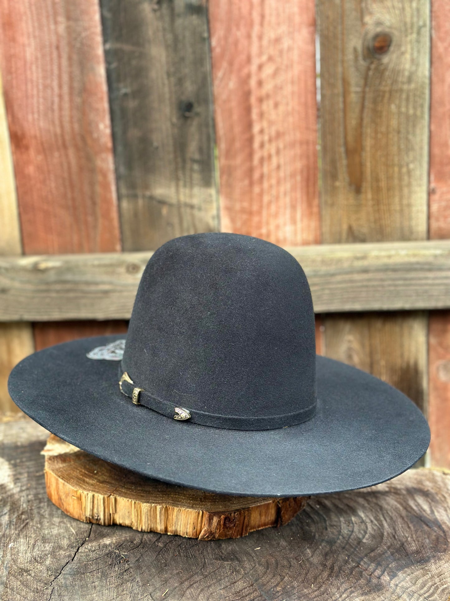 Laredo Rabbit Felt Hat Open Regular Crown Black